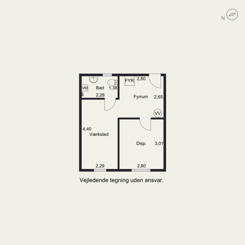 Plantegninger billede af Hemmeshøjvej 12, 4241 Vemmelev
