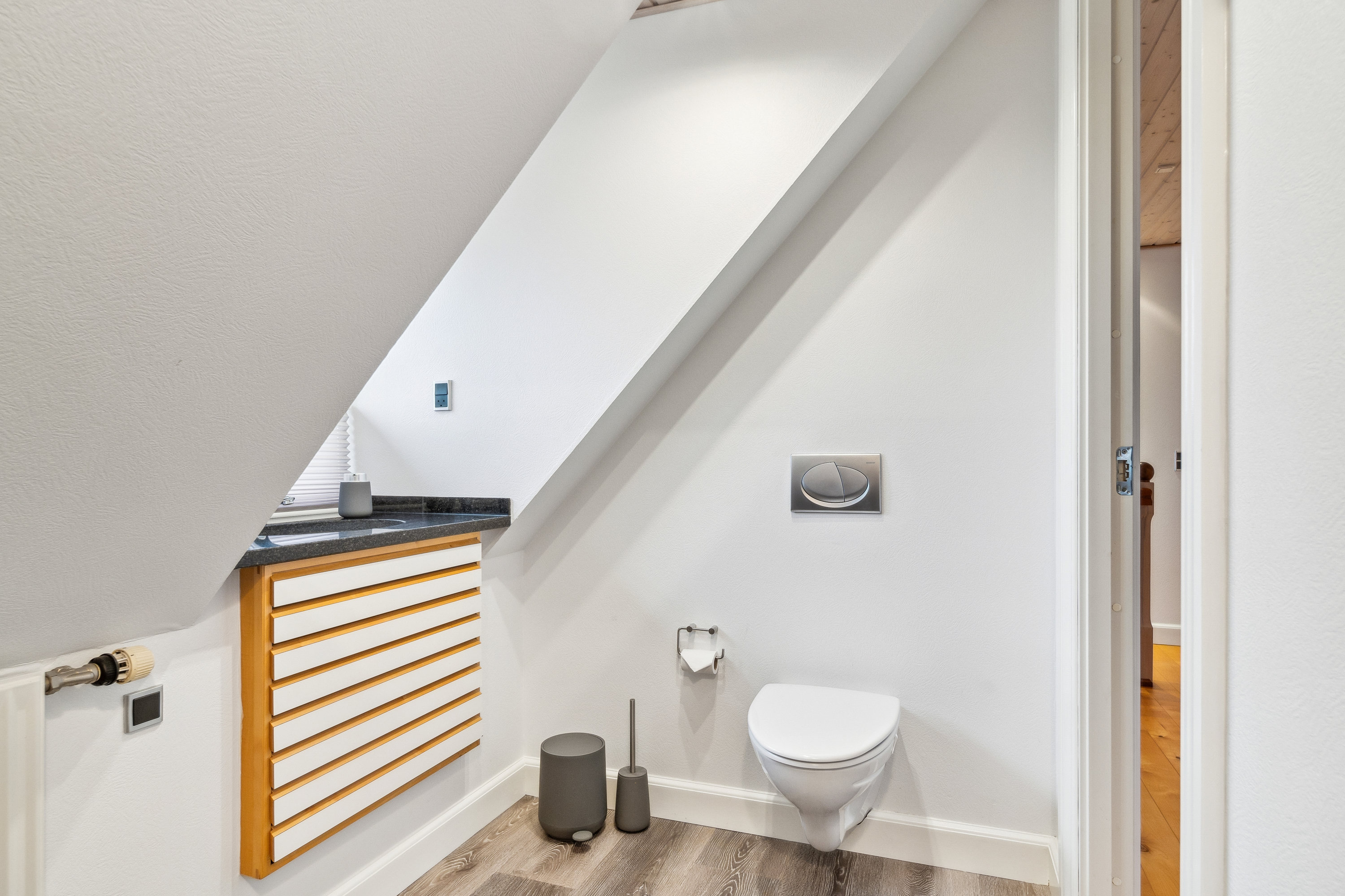 Fremhævet gæstetoilet billede i fuldskærmstilstand. Billede af Snesere Torpvej 15, Snesere, 4733 Tappernøje