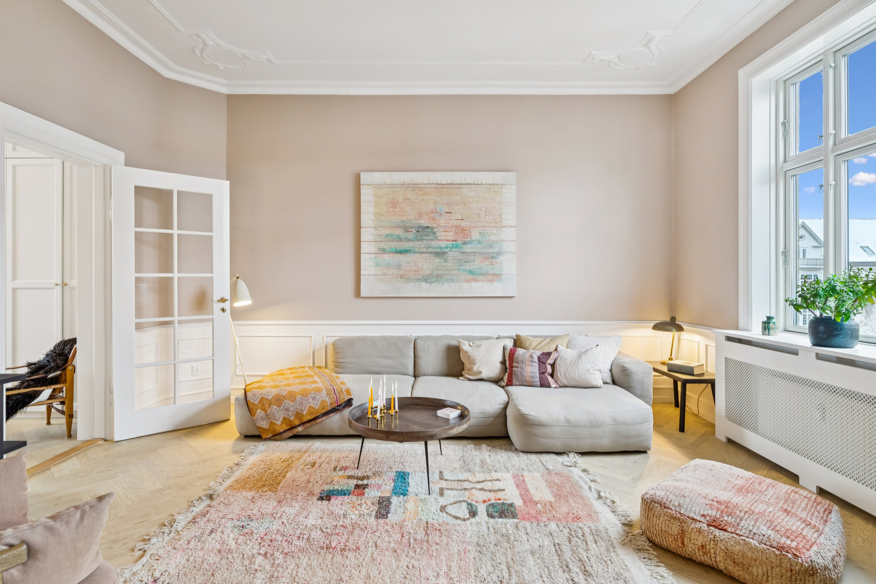 Fremhævet værelse billede i fuldskærmstilstand. Billede af Schlegels Alle 3, 4. tv., 1807 Frederiksberg C