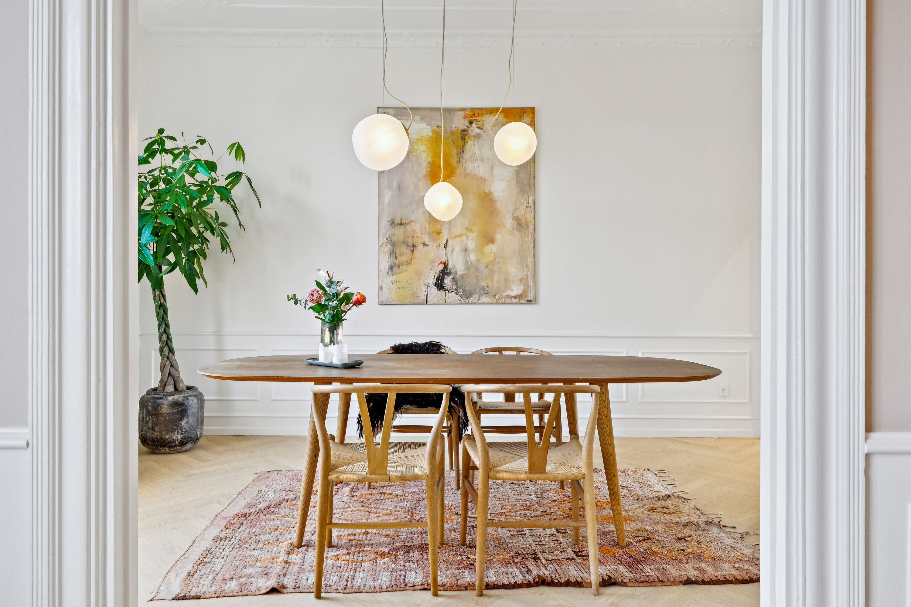 Fremhævet stue billede i fuldskærmstilstand. Billede af Schlegels Alle 3, 4. tv., 1807 Frederiksberg C