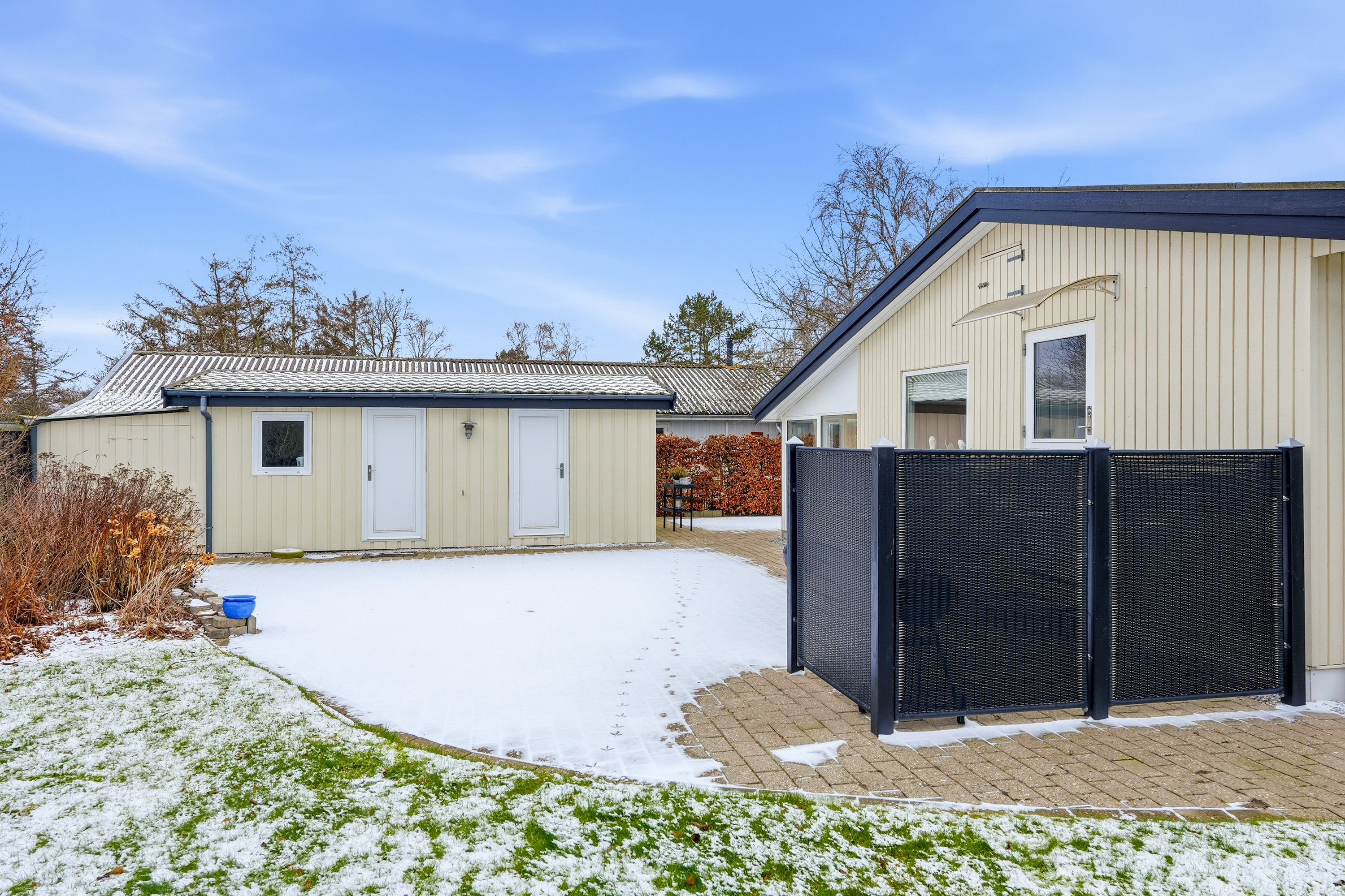 Fremhævet terrasse billede i fuldskærmstilstand. Billede af Olufsvej 10, Østerballe, 5450 Otterup