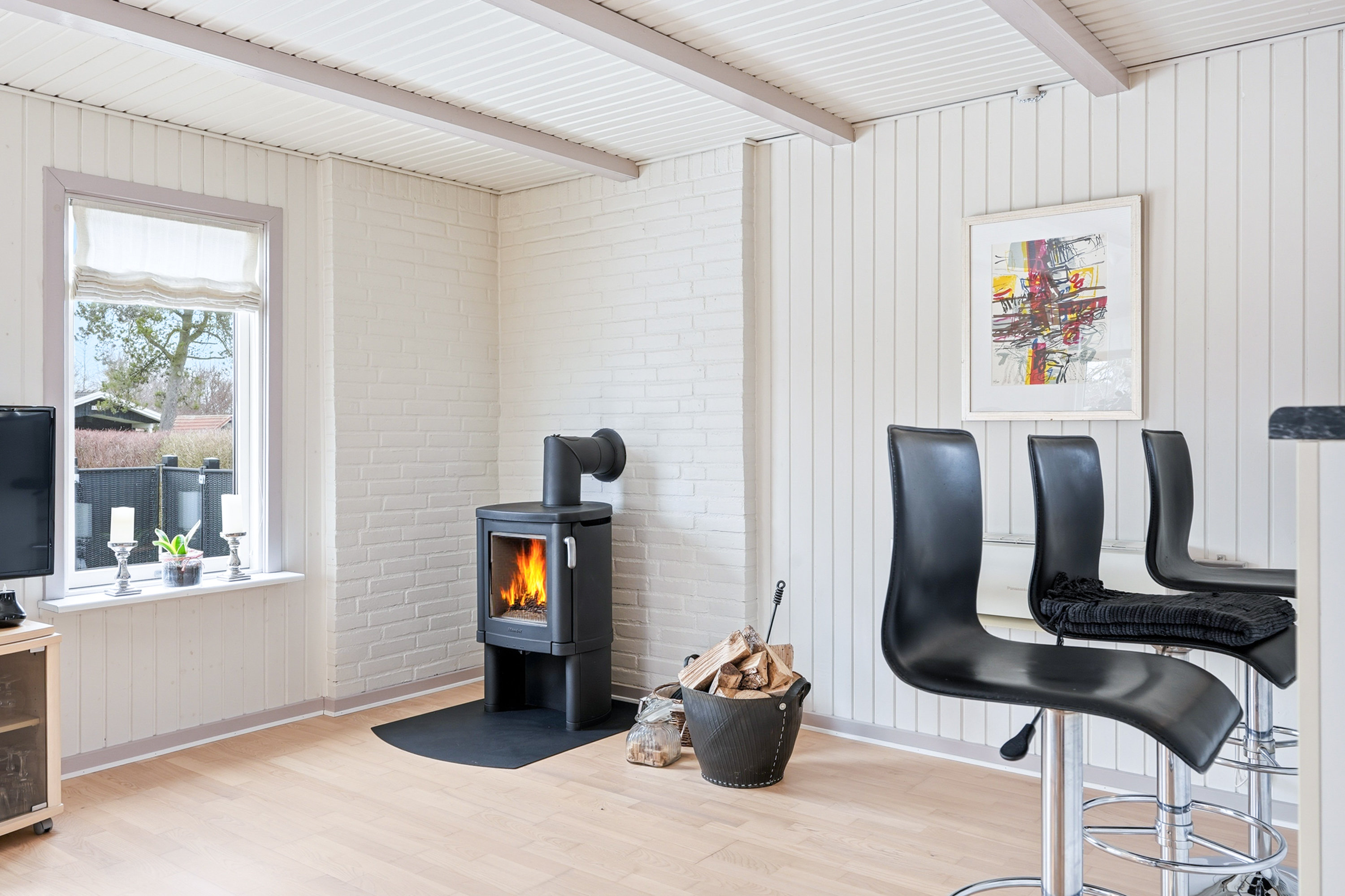 Fremhævet stue billede i fuldskærmstilstand. Billede af Olufsvej 10, Østerballe, 5450 Otterup