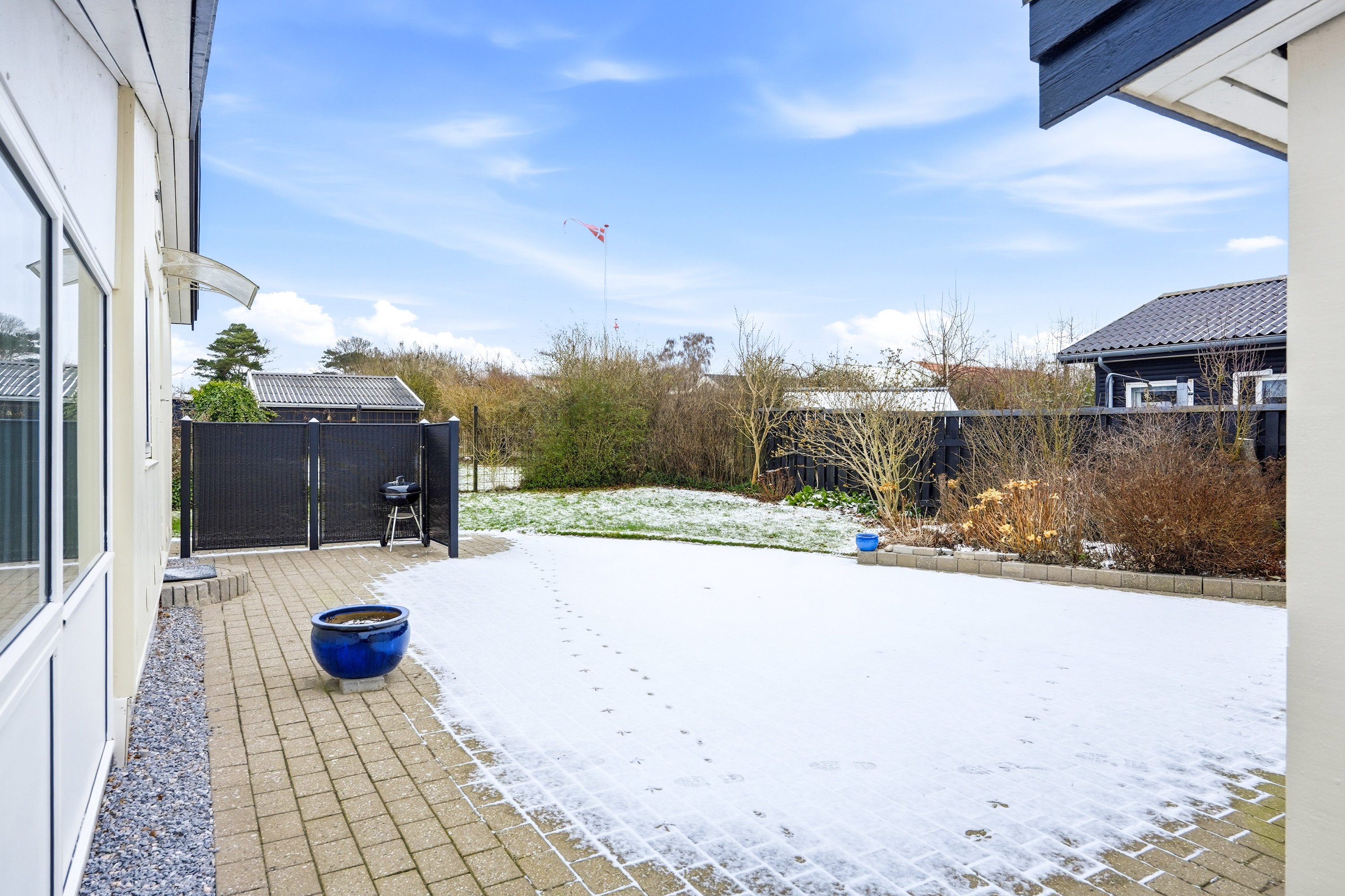 Fremhævet terrasse billede i fuldskærmstilstand. Billede af Olufsvej 10, Østerballe, 5450 Otterup