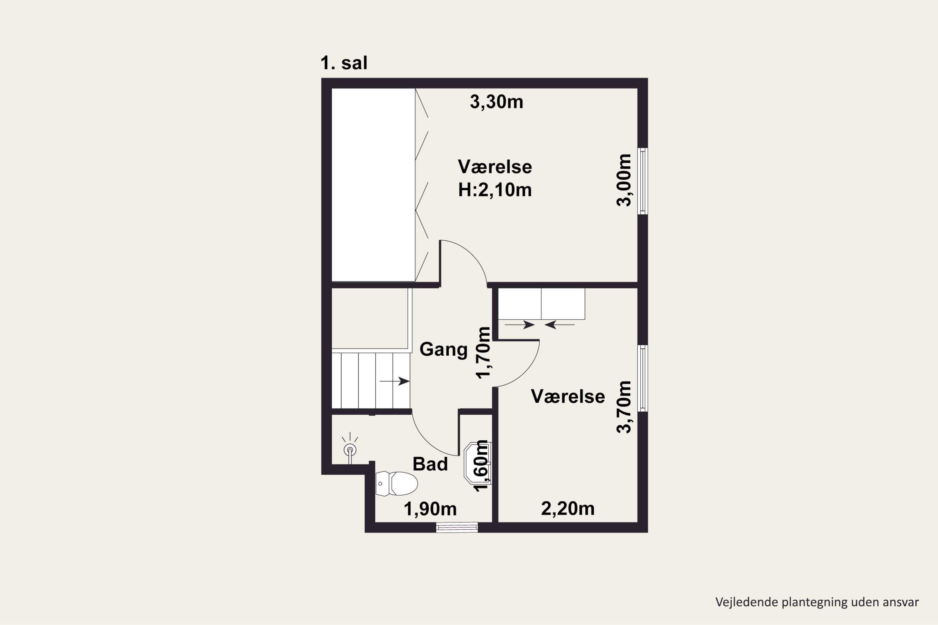 Plantegninger billede af Skovvejen 20, 9850 Hirtshals