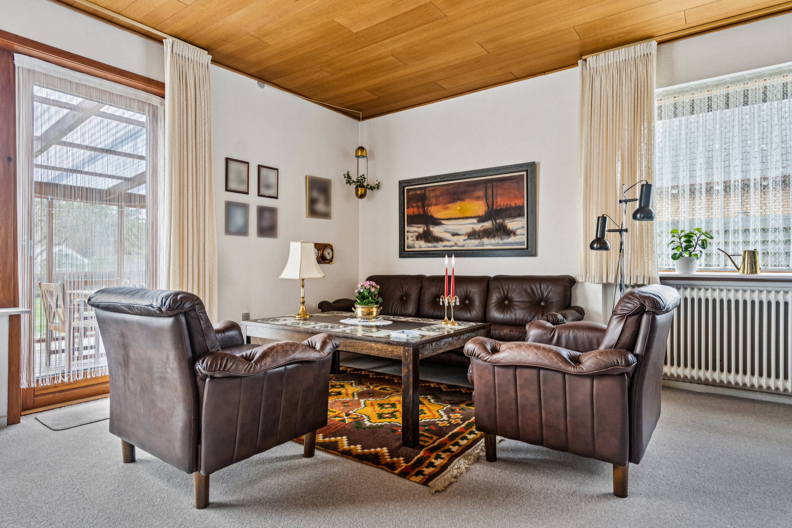 Fremhævet stue billede i fuldskærmstilstand. Billede af Skovvejen 20, 9850 Hirtshals