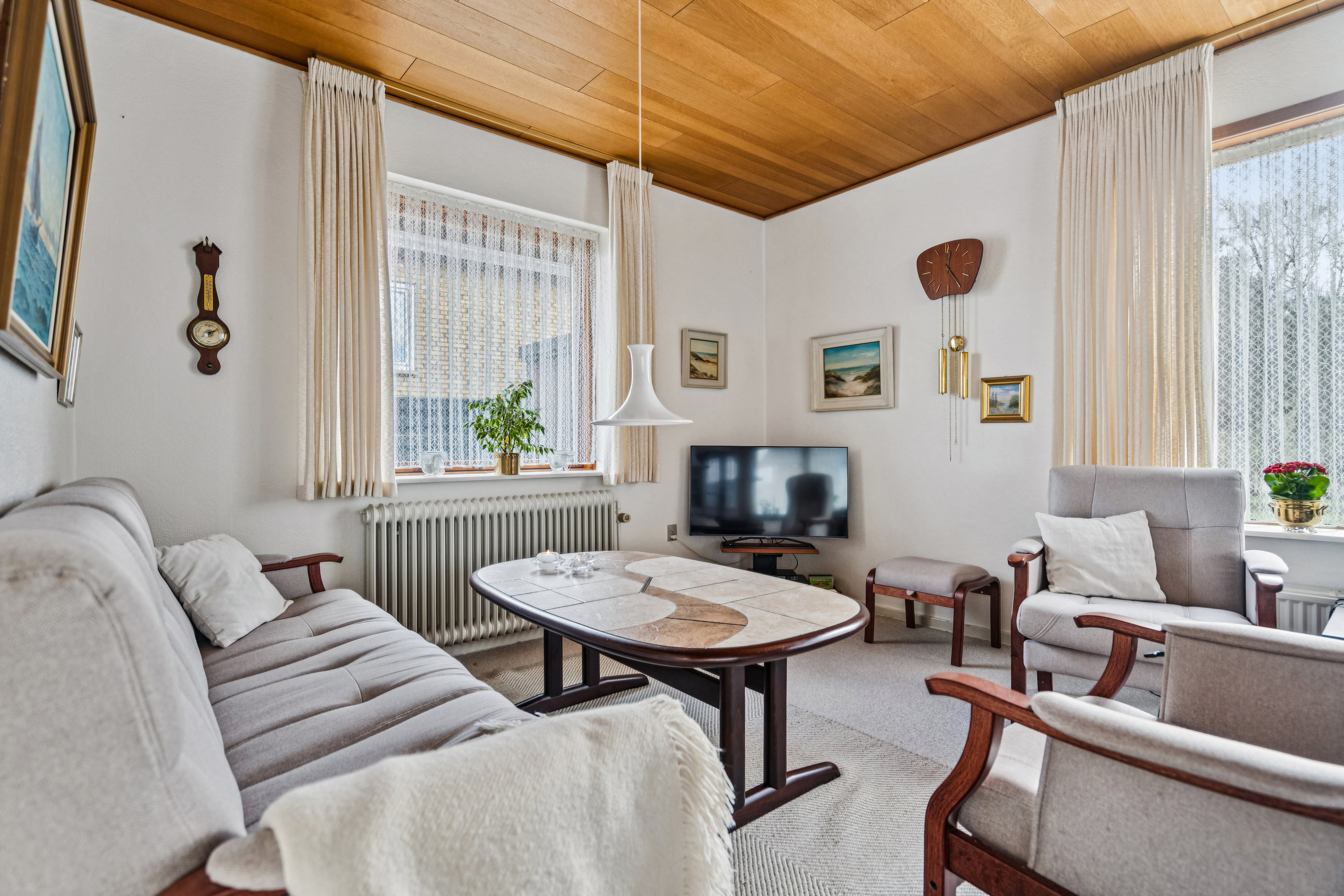 Fremhævet stue billede i fuldskærmstilstand. Billede af Skovvejen 20, 9850 Hirtshals