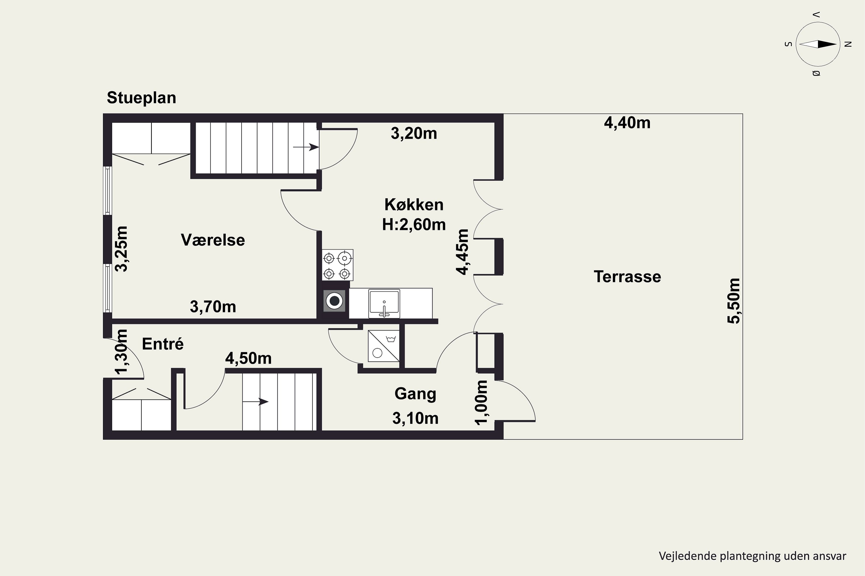 Plantegninger billede af Webersgade 42, 2100 København Ø