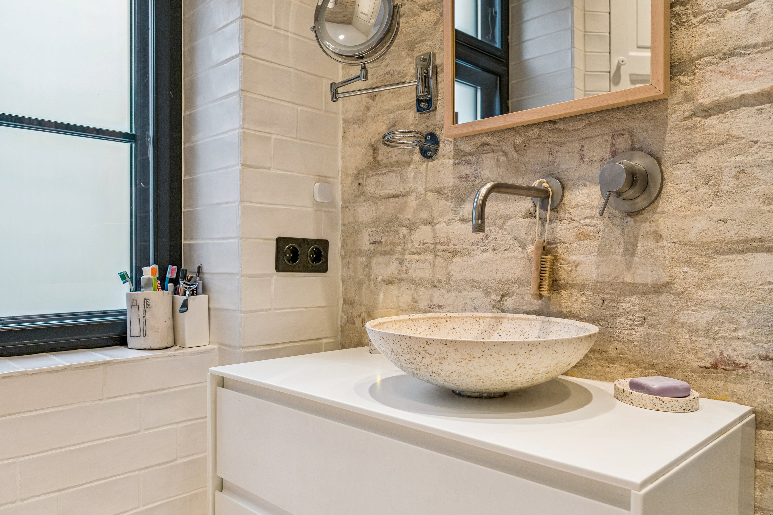 Fremhævet badeværelse billede i fuldskærmstilstand. Billede af Webersgade 42, 2100 København Ø