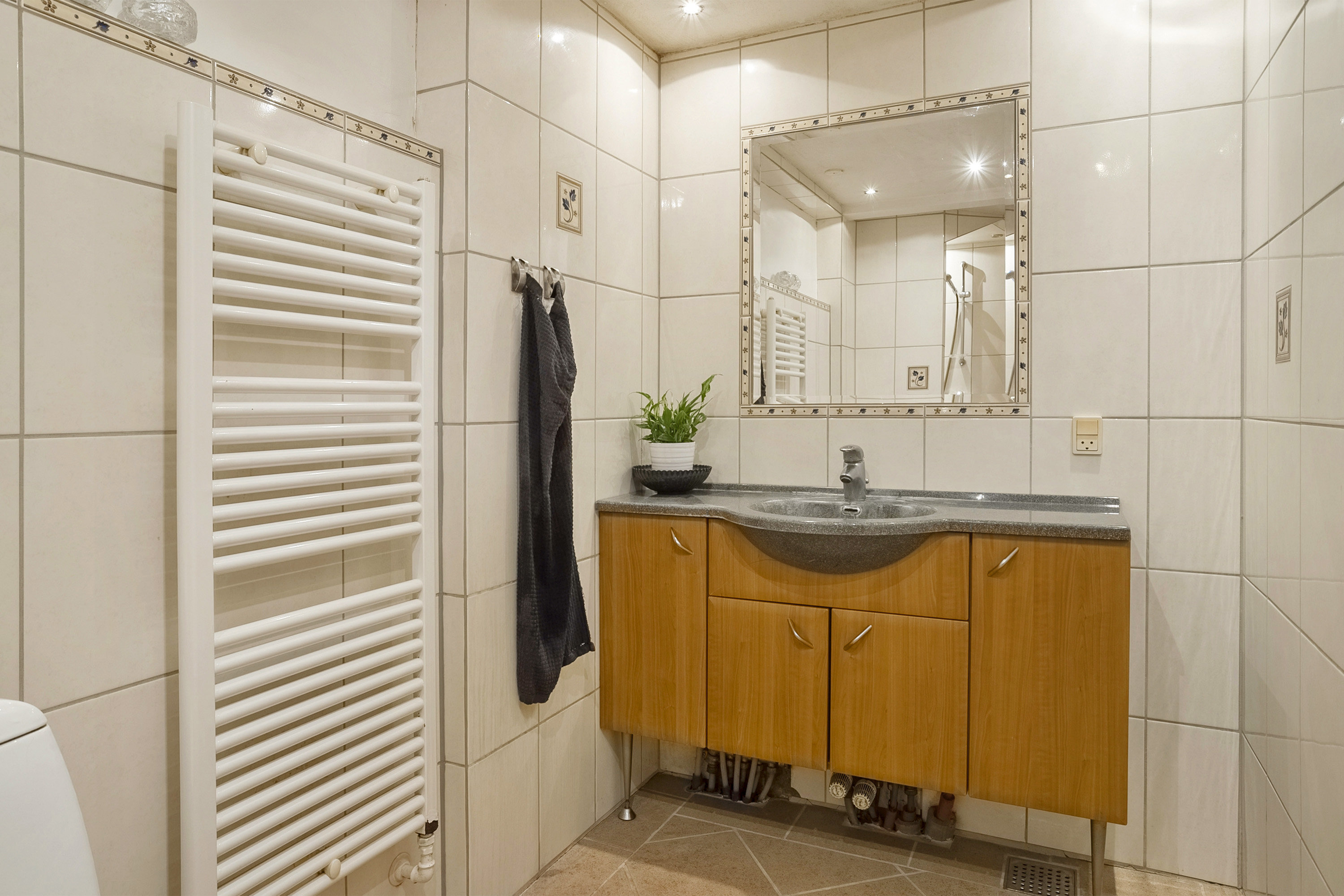 Fremhævet badeværelse billede i fuldskærmstilstand. Billede af Overgade 41, 8700 Horsens