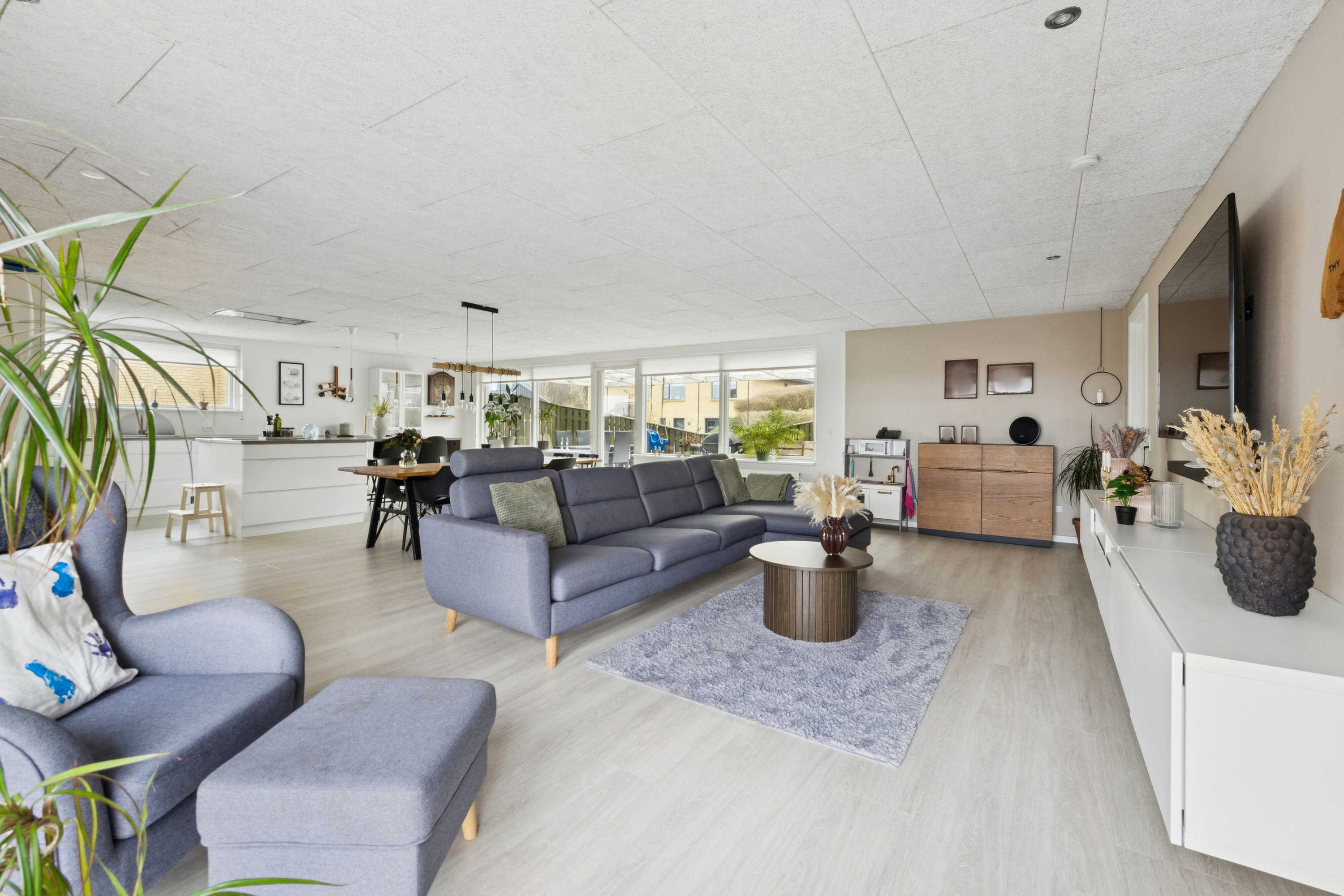 Fremhævet stue billede i fuldskærmstilstand. Billede af Vendbjerg 26, Nors, 7700 Thisted