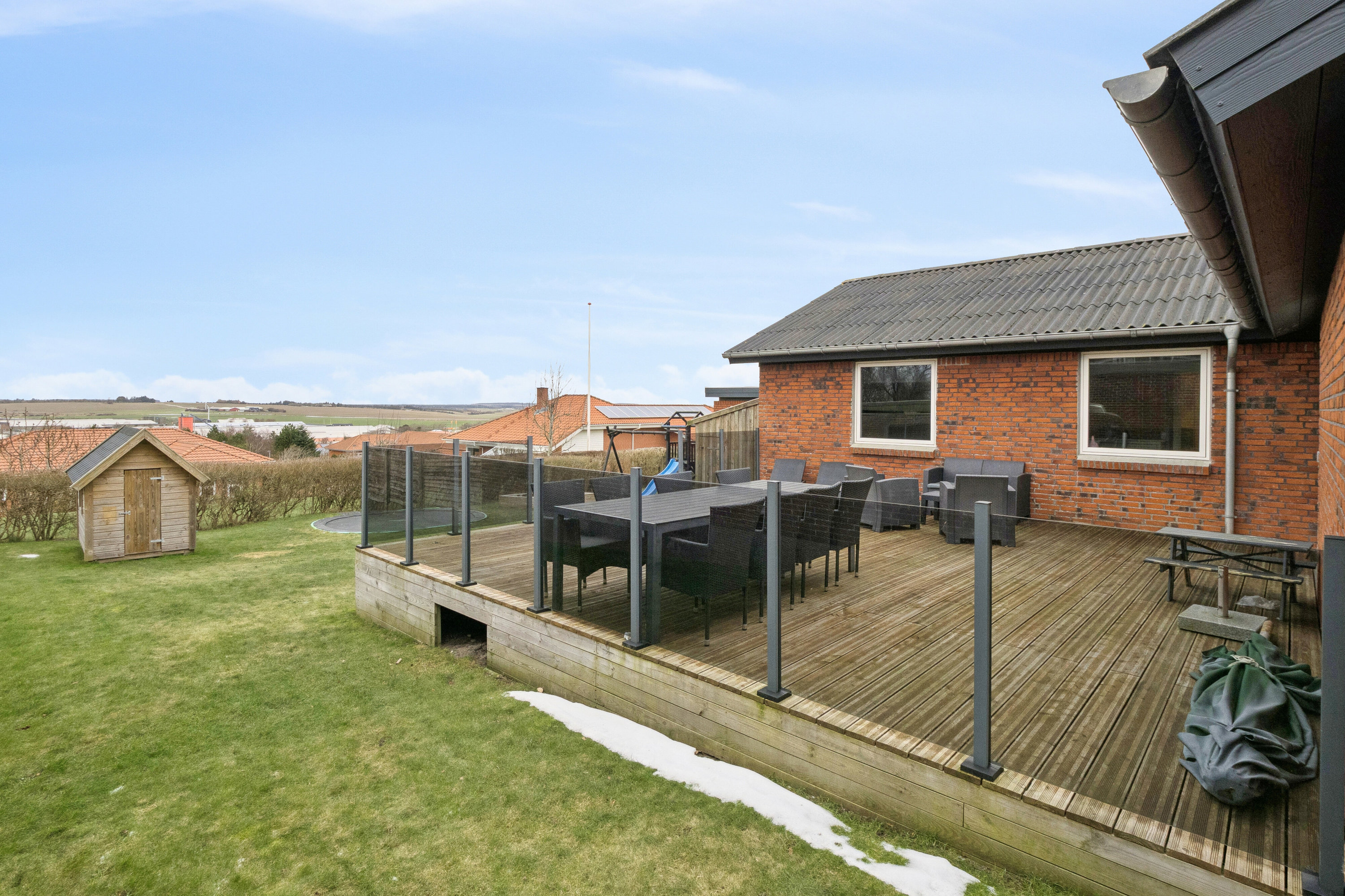 Fremhævet terrasse billede i fuldskærmstilstand. Billede af Vendbjerg 26, Nors, 7700 Thisted