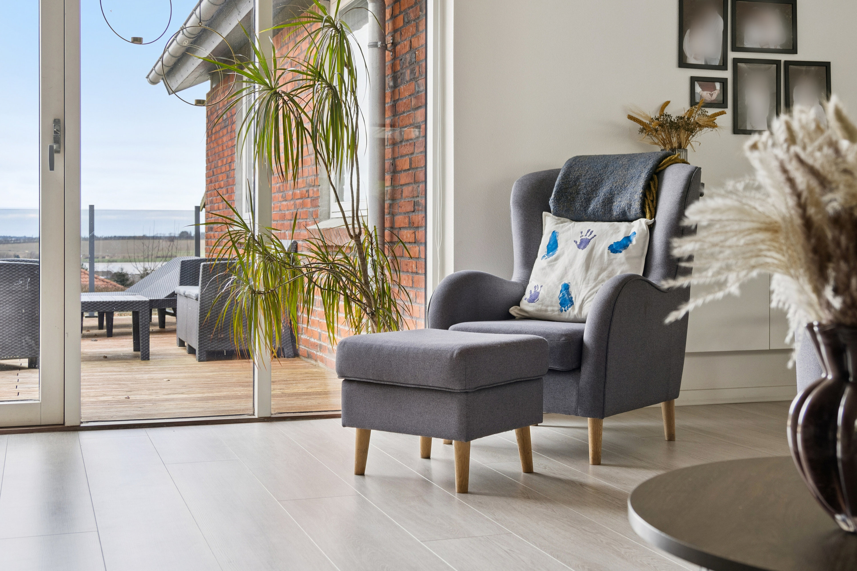 Fremhævet stue billede i fuldskærmstilstand. Billede af Vendbjerg 26, Nors, 7700 Thisted