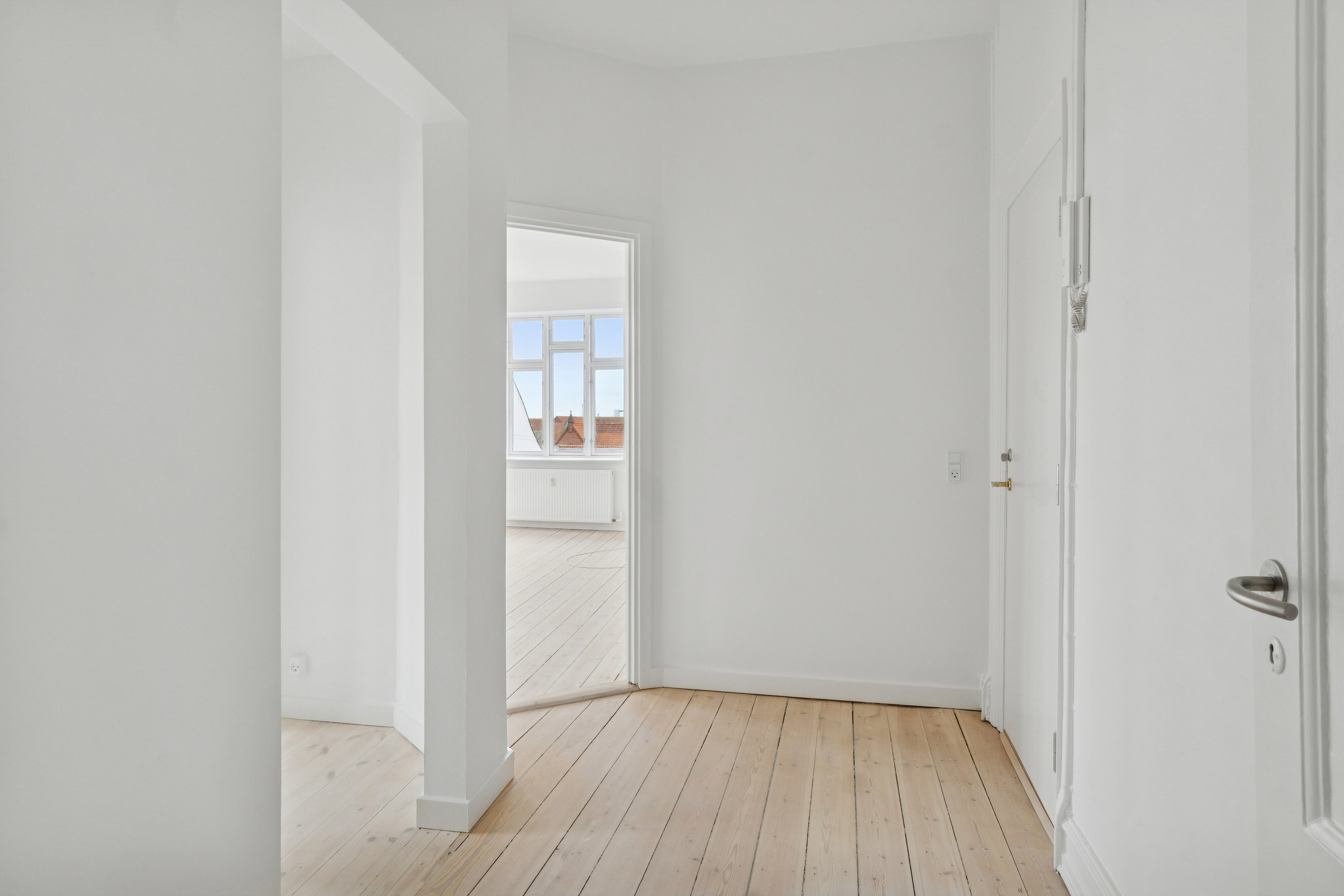 Fremhævet gang billede i fuldskærmstilstand. Billede af Møllestræde 1A, 2. tv., 4400 Kalundborg