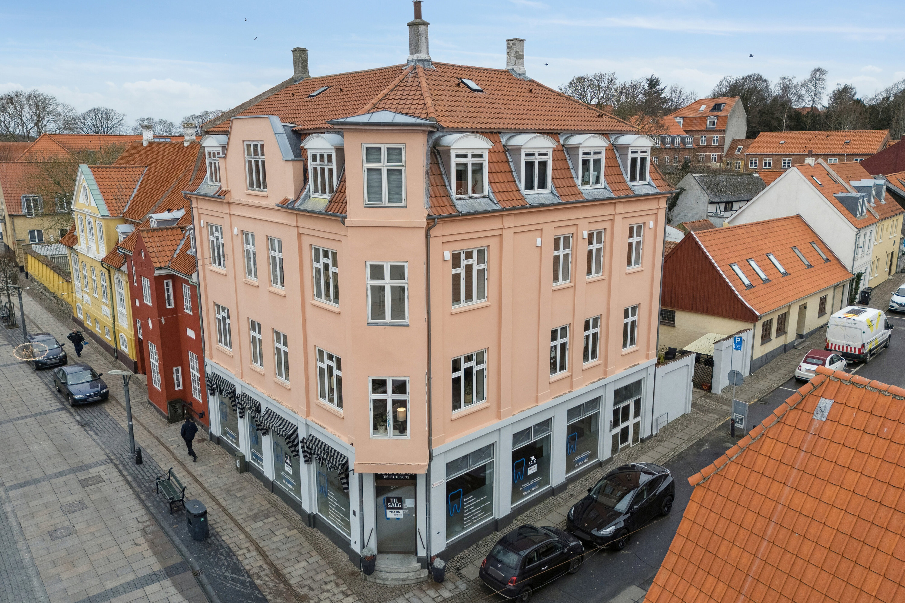 Fremhævet facade billede i fuldskærmstilstand. Billede af Møllestræde 1A, 2. tv., 4400 Kalundborg