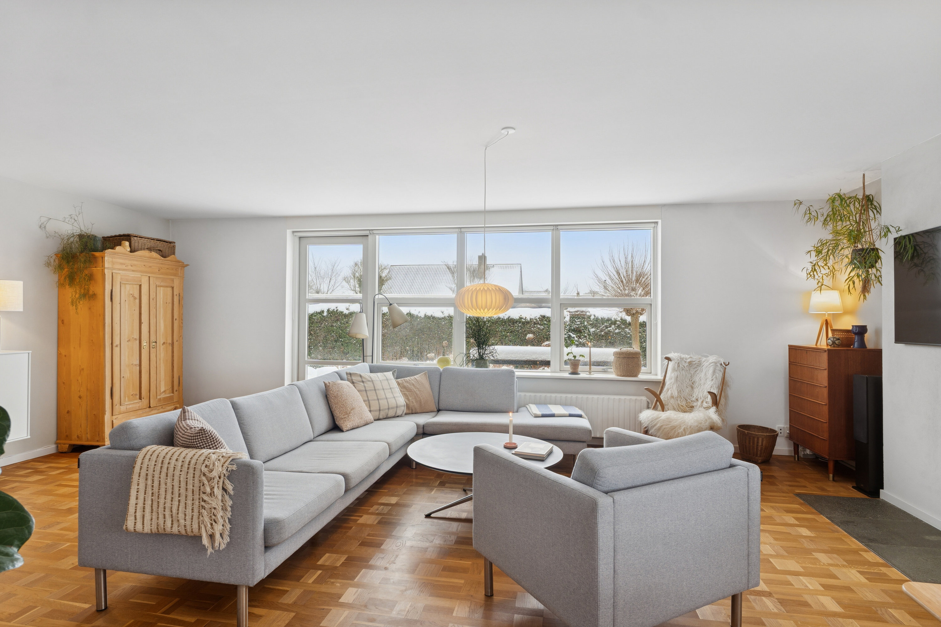 Fremhævet stue billede i fuldskærmstilstand. Billede af Hjørnehusvej 3, 4720 Præstø