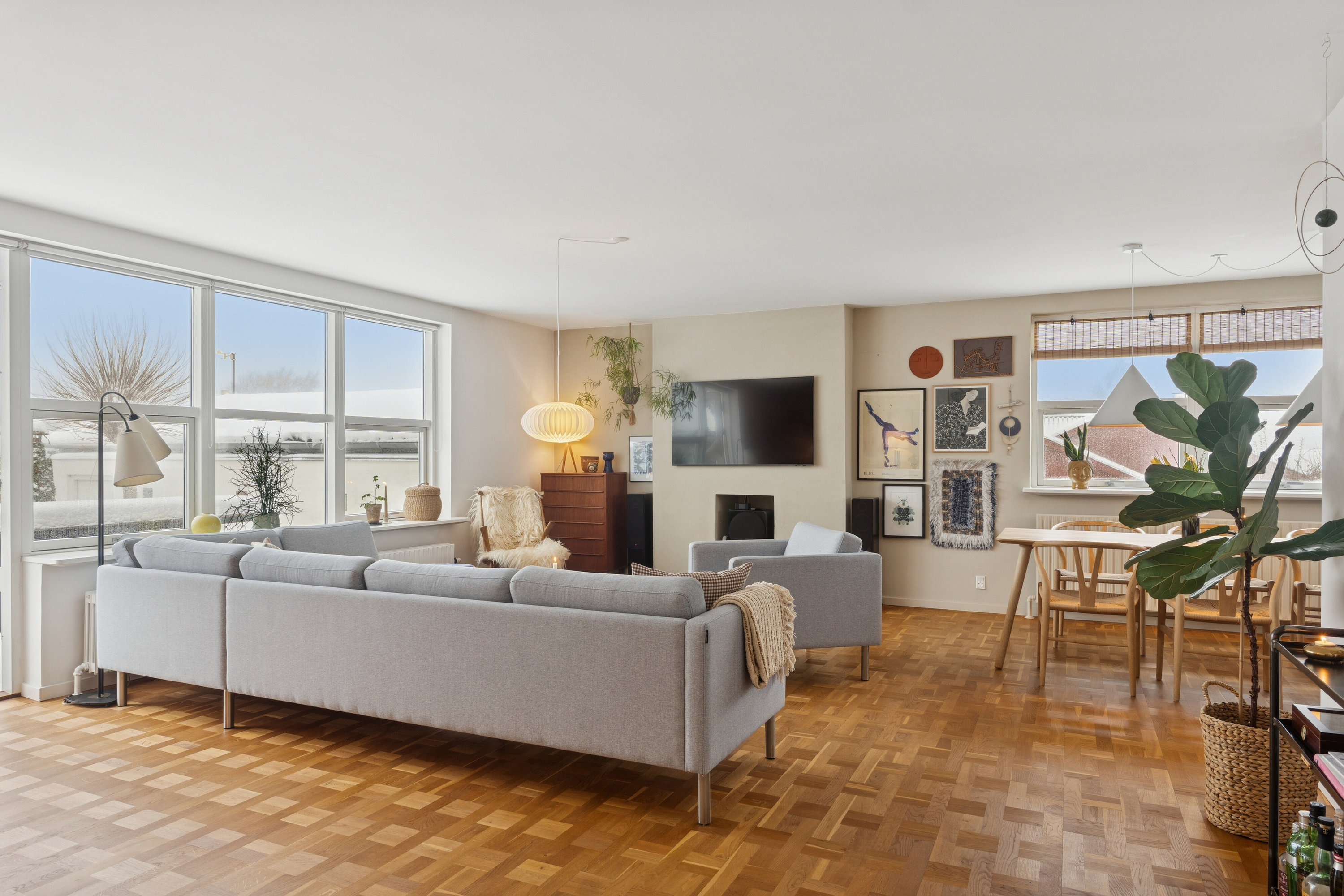 Fremhævet stue billede i fuldskærmstilstand. Billede af Hjørnehusvej 3, 4720 Præstø