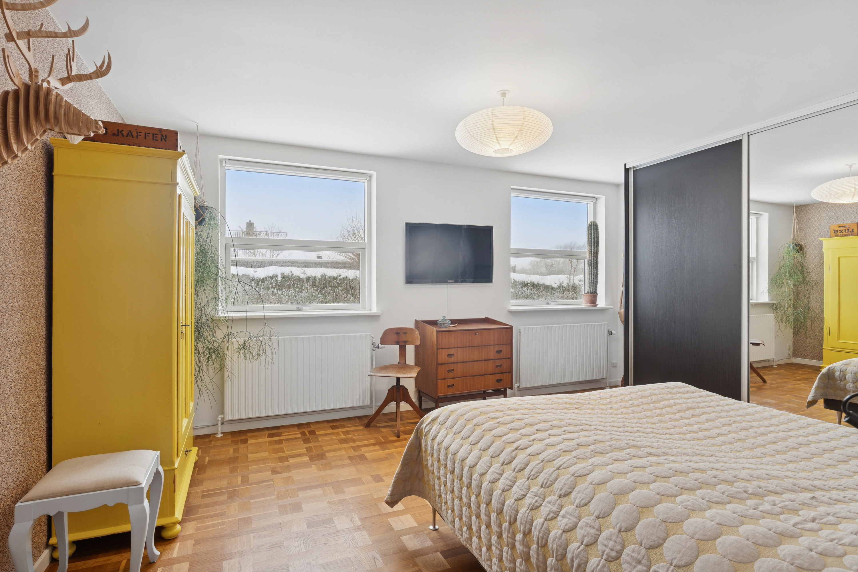 Fremhævet soveværelse billede i fuldskærmstilstand. Billede af Hjørnehusvej 3, 4720 Præstø