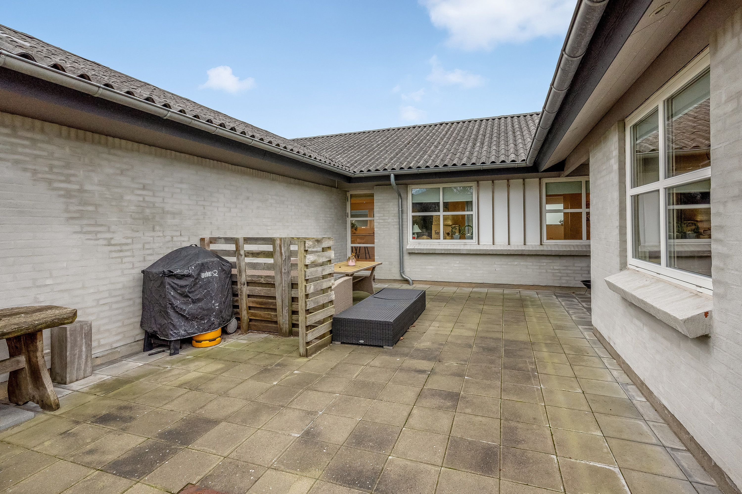 Fremhævet terrasse billede i fuldskærmstilstand. Billede af Uglevej 30, Heldum, 7620 Lemvig