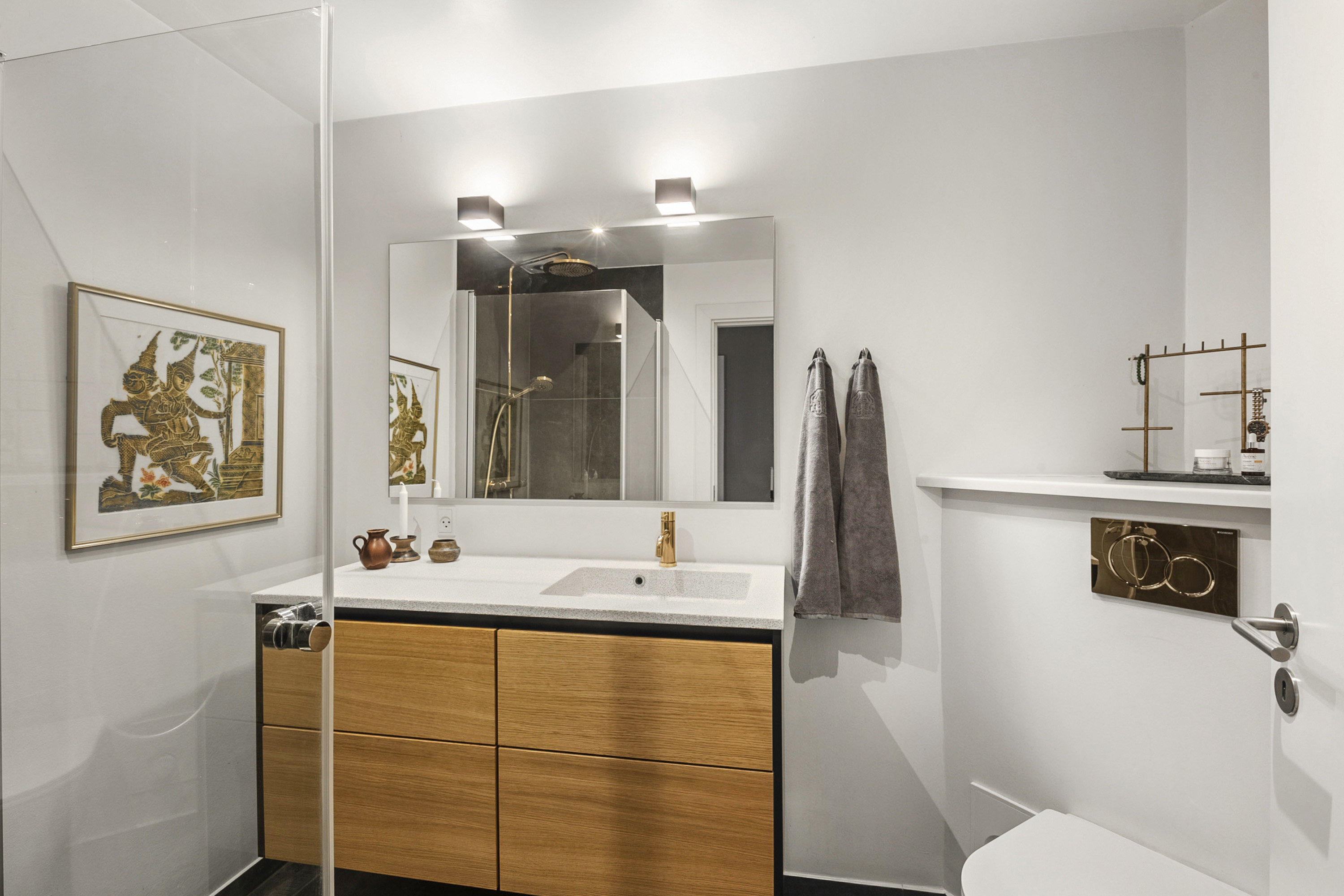 Fremhævet badeværelse billede i fuldskærmstilstand. Billede af Lindsnakkevej 10, st.., 6200 Aabenraa