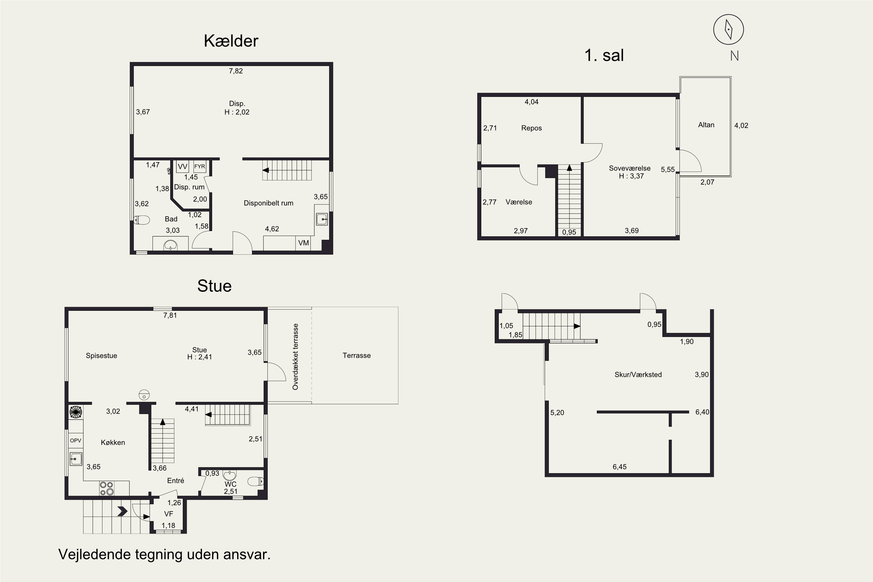 Plantegninger billede af Kirkevej 20, 4241 Vemmelev