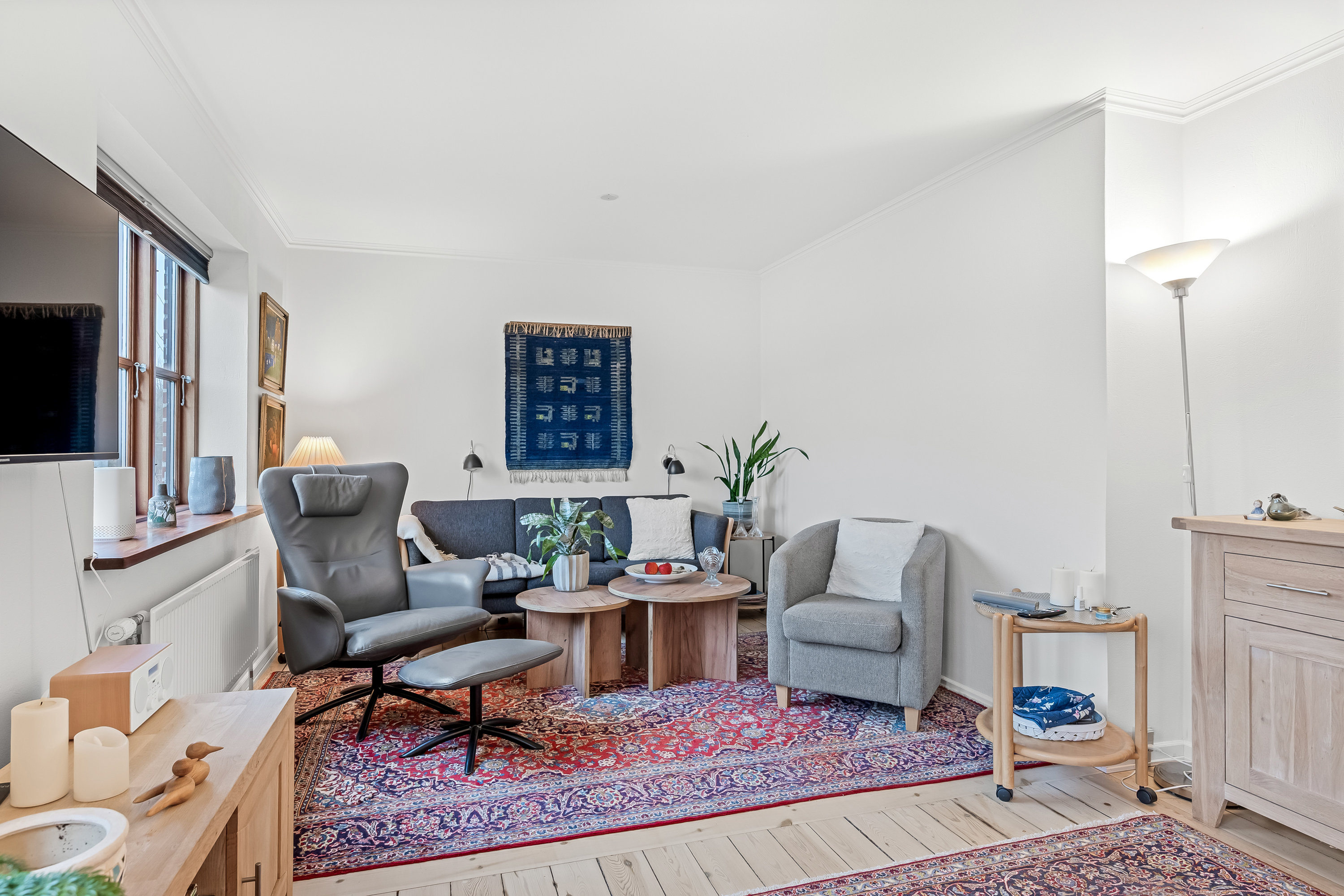 Fremhævet stue billede i fuldskærmstilstand. Billede af Hornevej 4, 6862 Tistrup