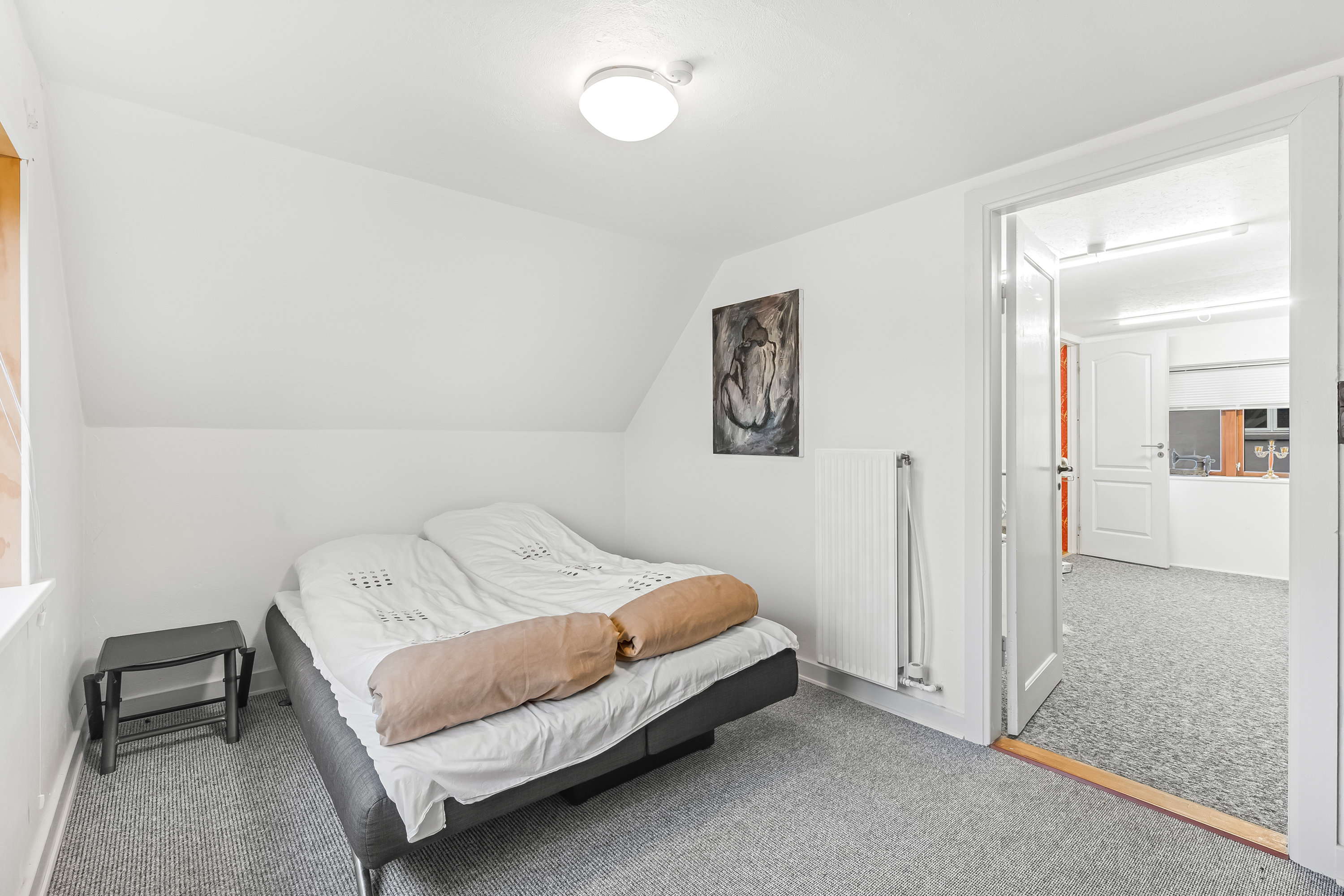 Fremhævet soveværelse billede i fuldskærmstilstand. Billede af Hornevej 4, 6862 Tistrup