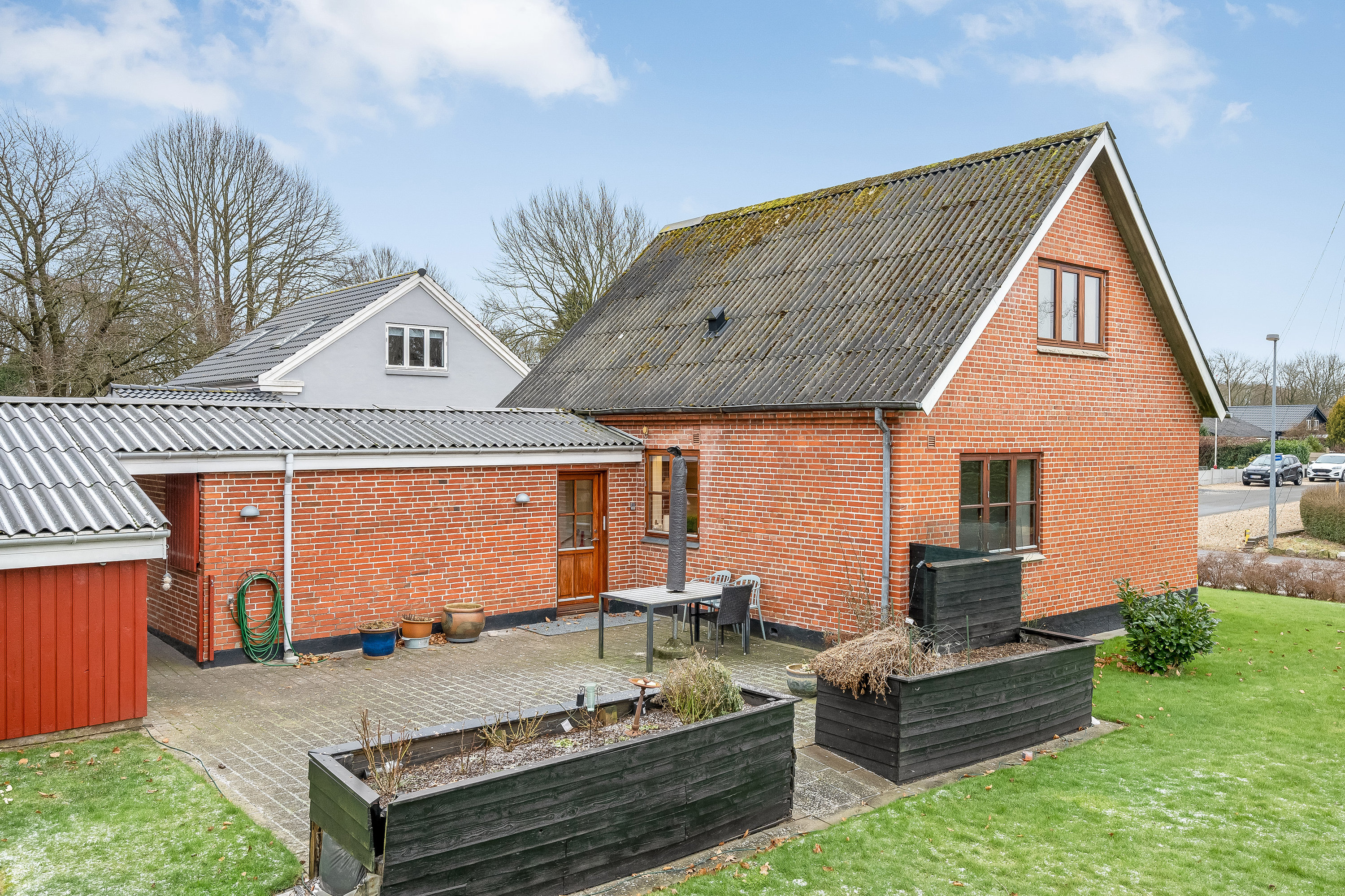 Fremhævet terrasse billede i fuldskærmstilstand. Billede af Hornevej 4, 6862 Tistrup