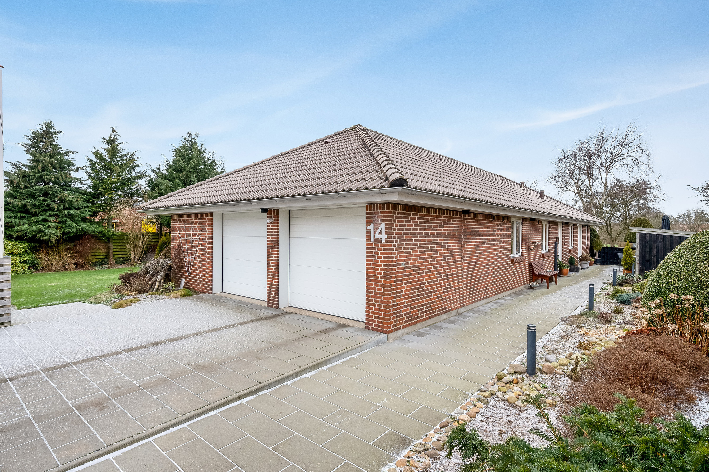 Fremhævet huset billede i fuldskærmstilstand. Billede af Søparken 14, 6862 Tistrup