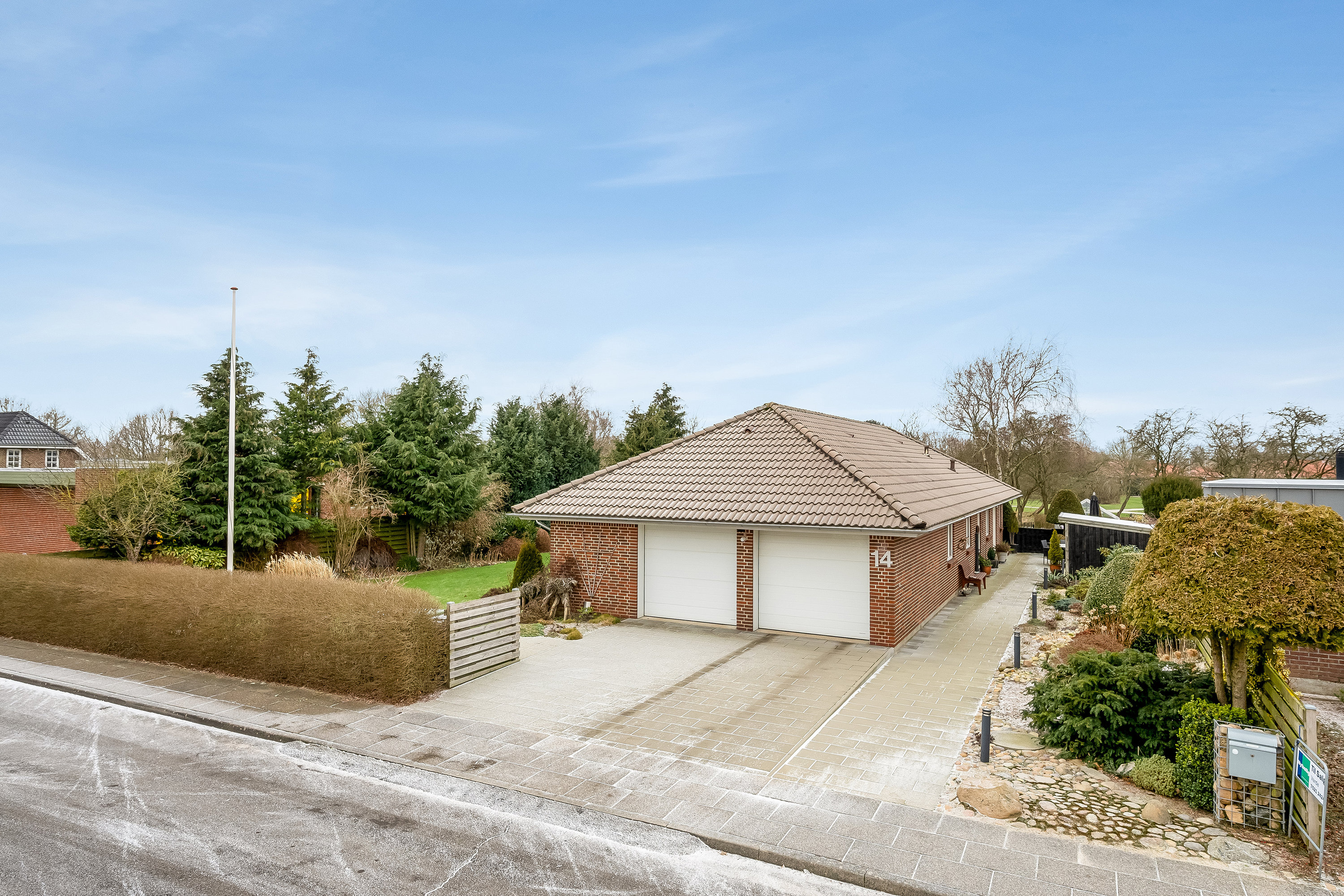 Fremhævet huset billede i fuldskærmstilstand. Billede af Søparken 14, 6862 Tistrup