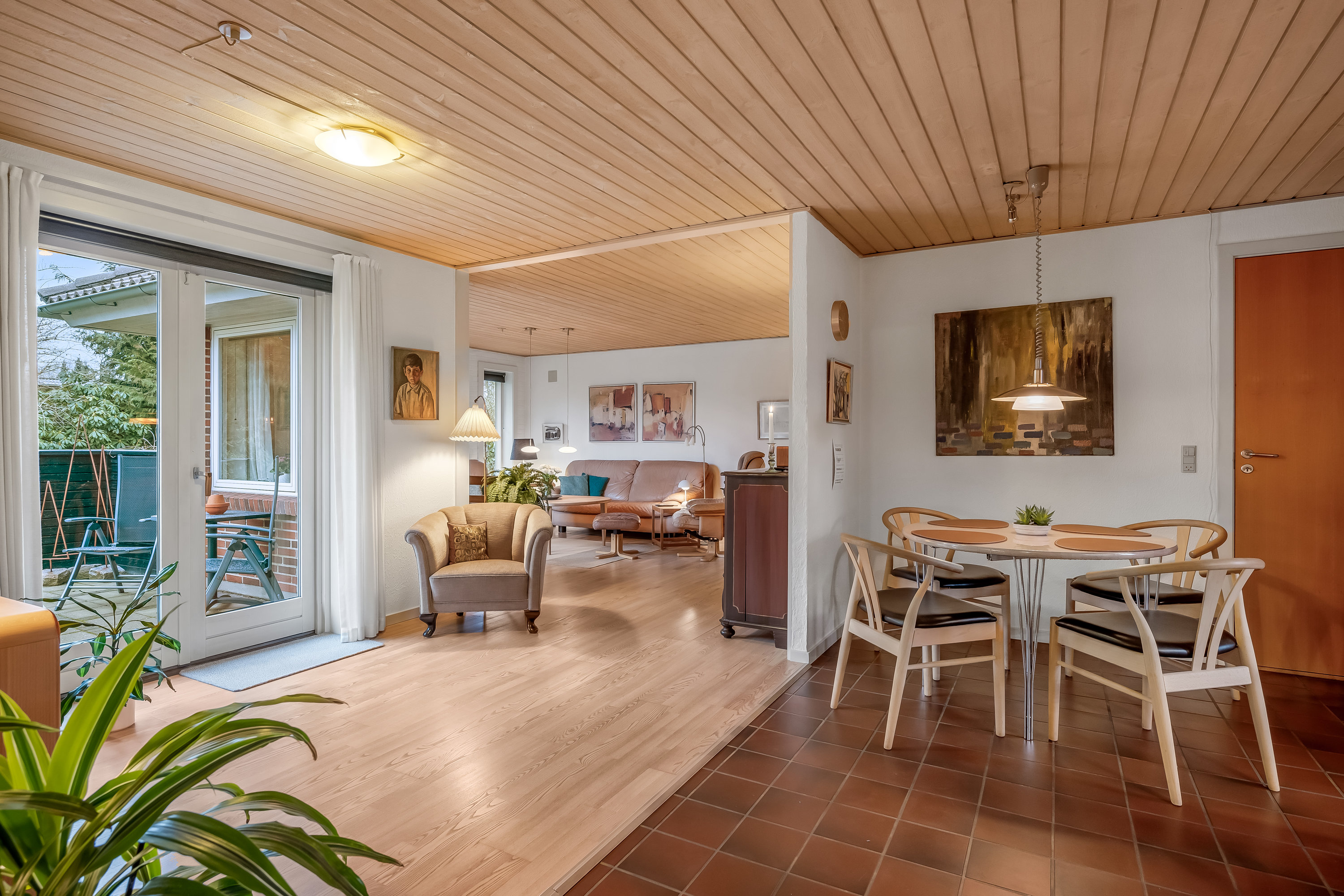 Fremhævet stue billede i fuldskærmstilstand. Billede af Søparken 14, 6862 Tistrup