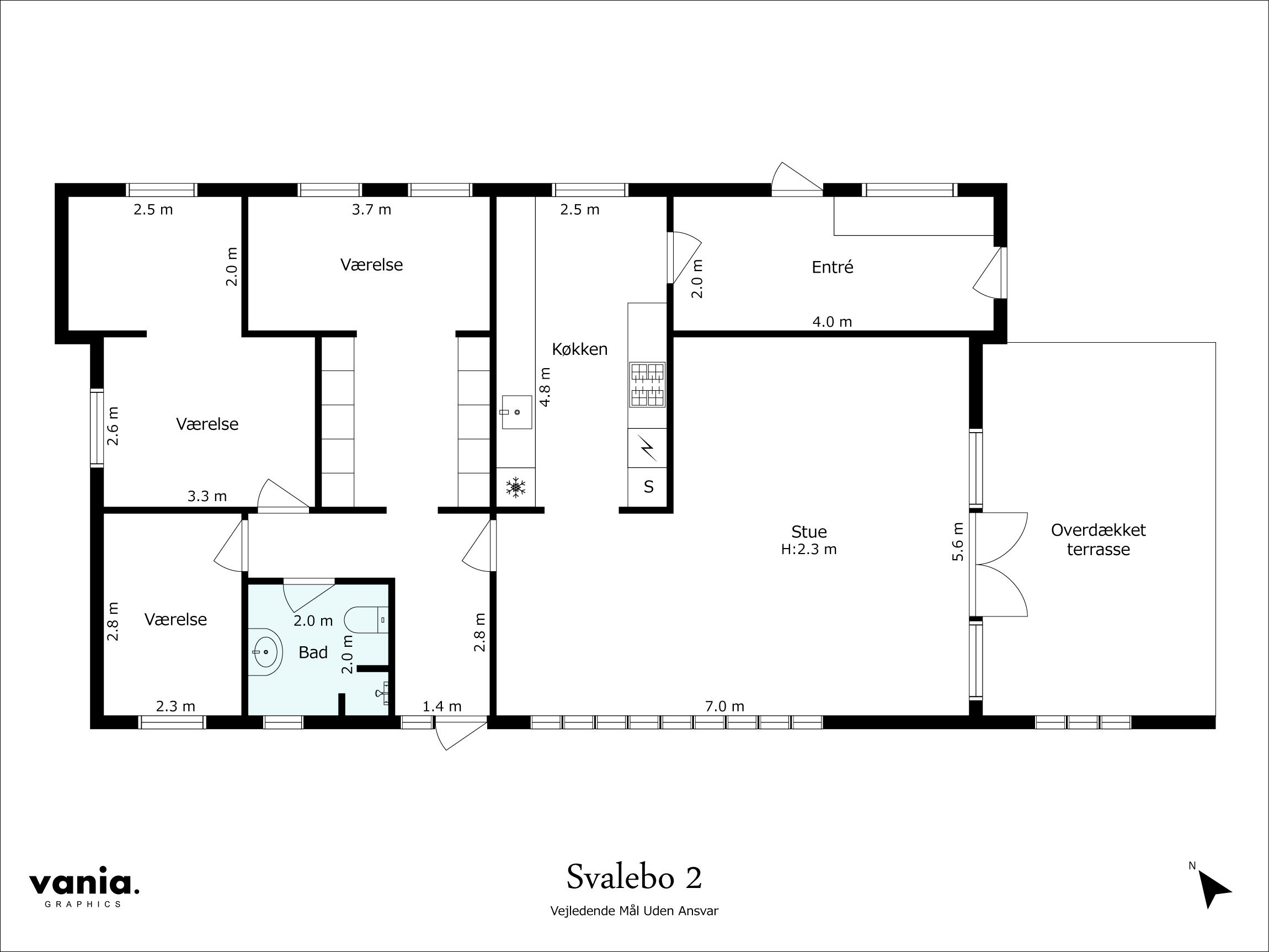 Plantegninger billede af Svalebo 2, 2750 Ballerup