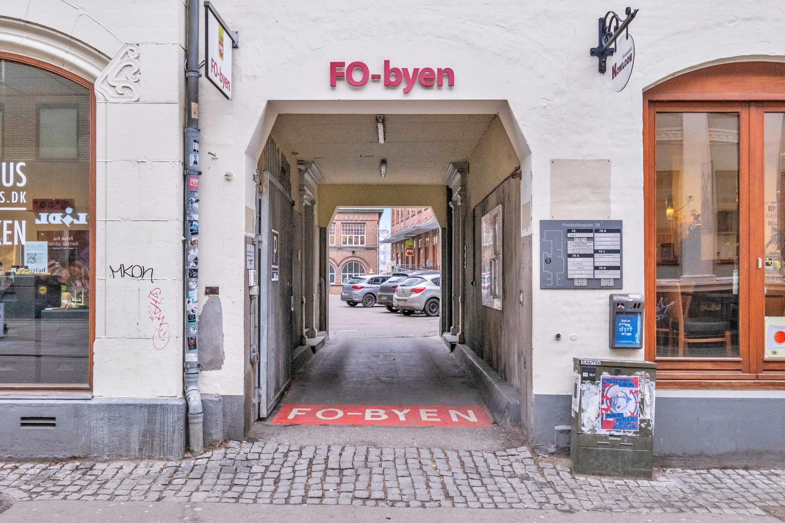 Fremhævet indgangsparti billede i fuldskærmstilstand. Billede af Frederiksgade 78D, 2. tv., 8000 Aarhus C