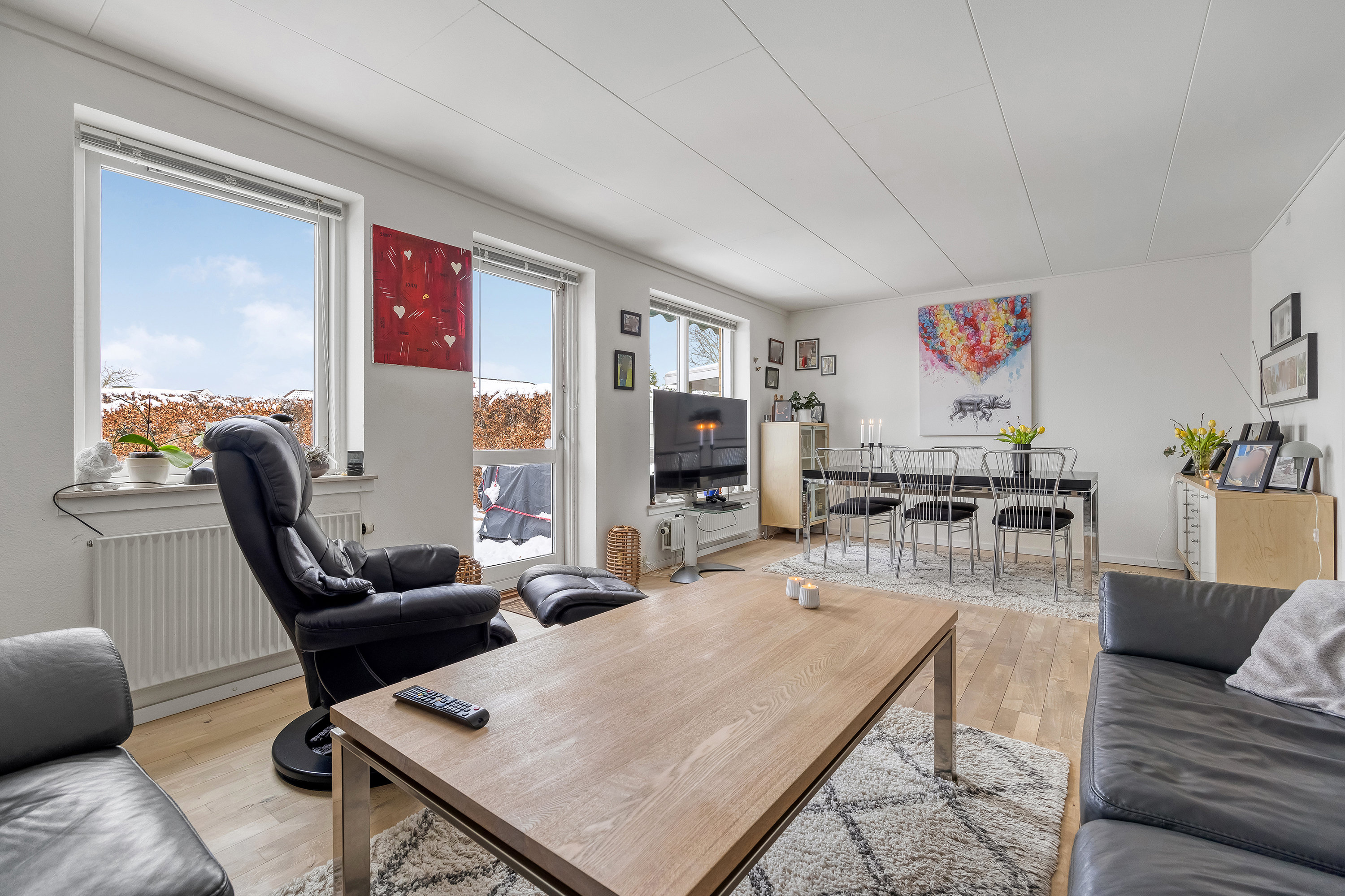 Fremhævet stue billede i fuldskærmstilstand. Billede af Brøndsted 404, 3670 Veksø Sjælland