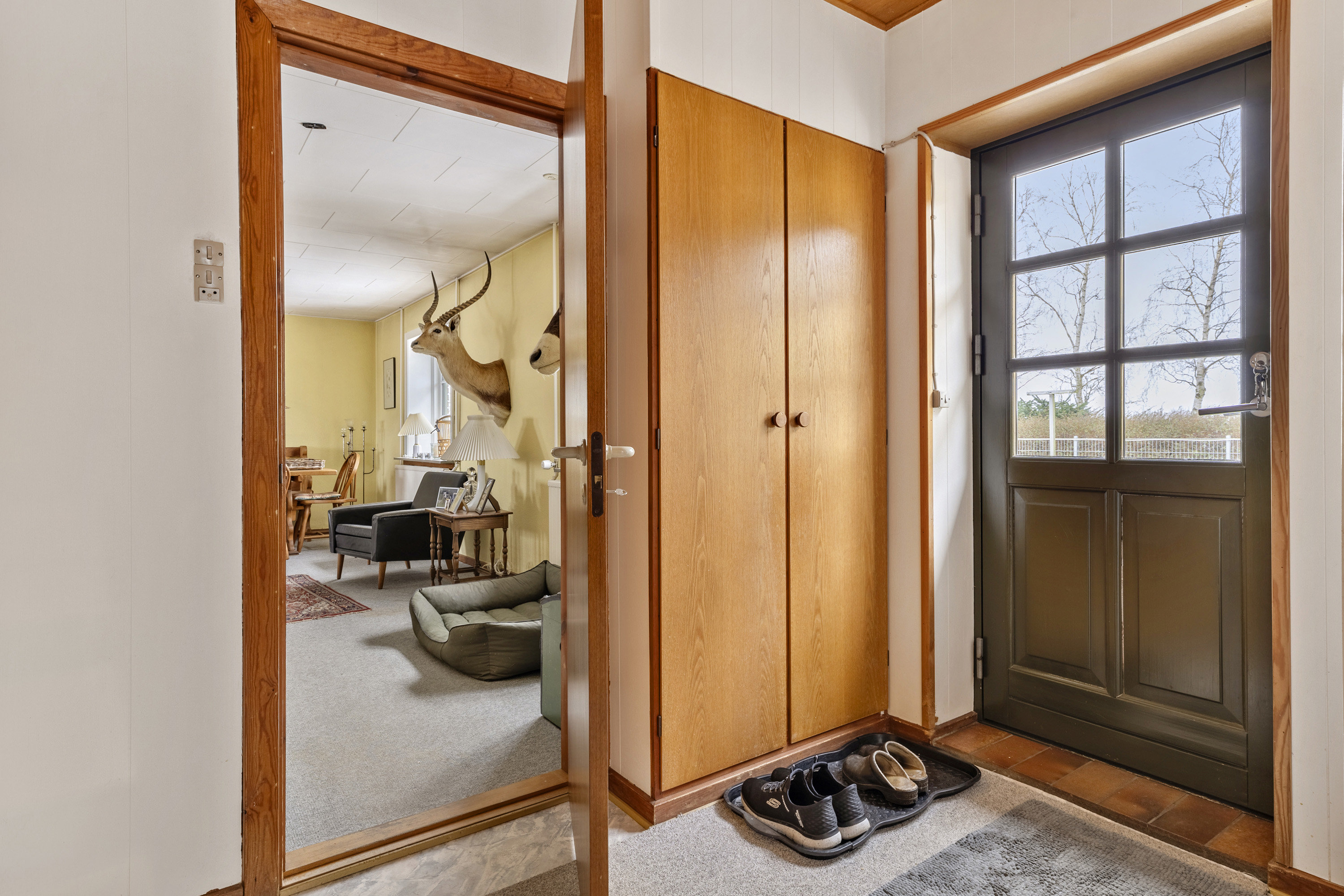 Fremhævet entré billede i fuldskærmstilstand. Billede af Hemmeshøjvej 12, 4241 Vemmelev