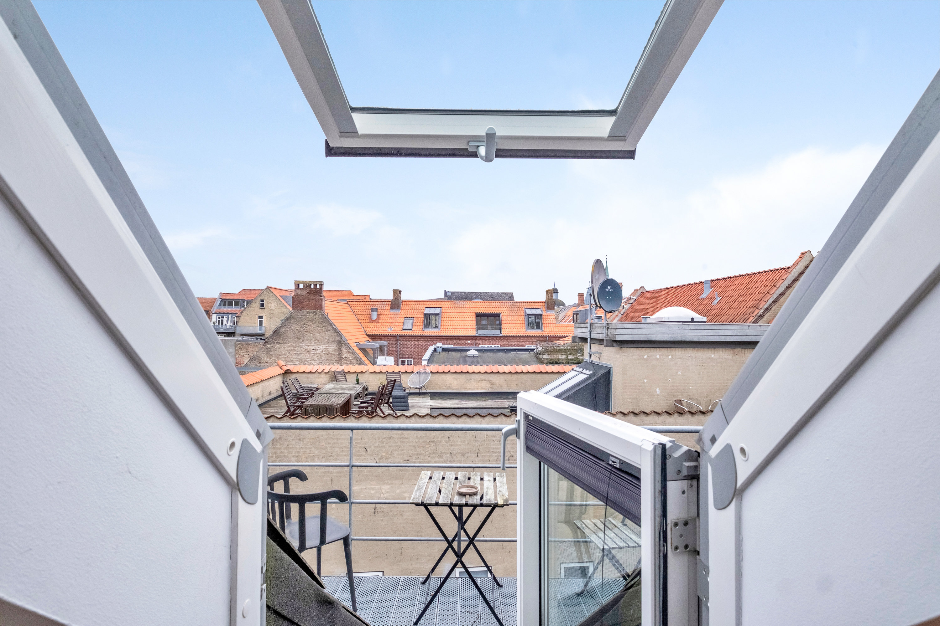 Fremhævet altan billede i fuldskærmstilstand. Billede af Frederiksgade 78D, 2. tv., 8000 Aarhus C