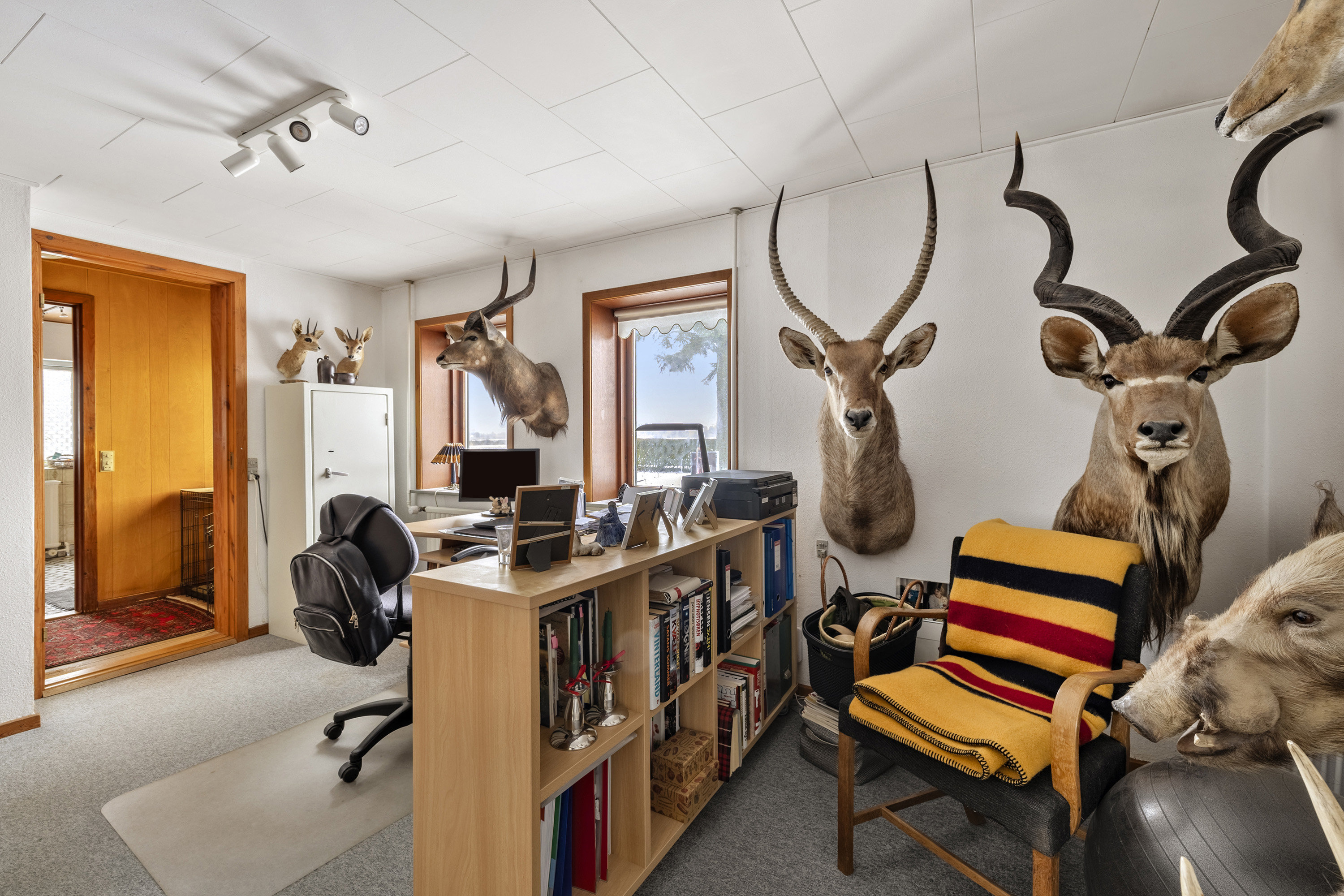 Fremhævet kontor billede i fuldskærmstilstand. Billede af Hemmeshøjvej 12, 4241 Vemmelev