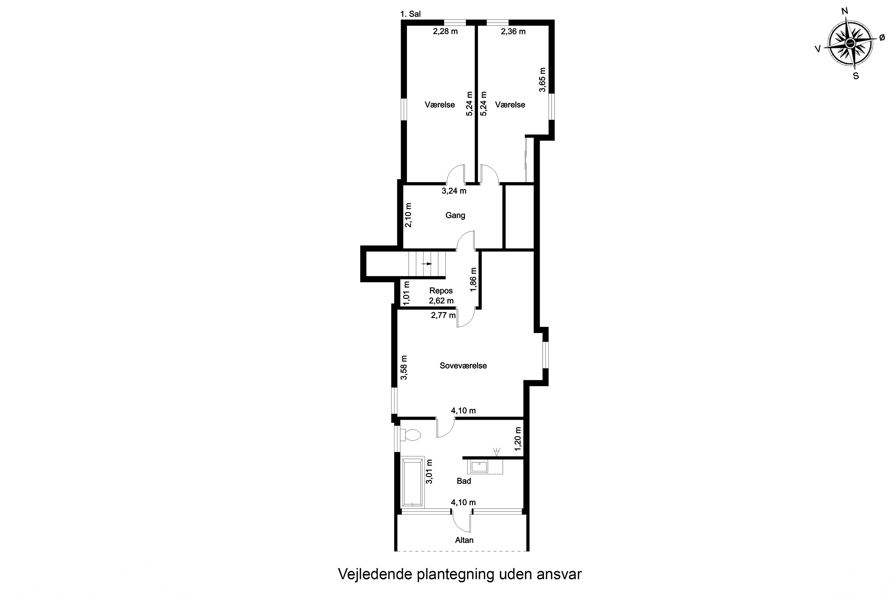 Plantegninger billede af Ådalvej 52, Ildved, 7160 Tørring