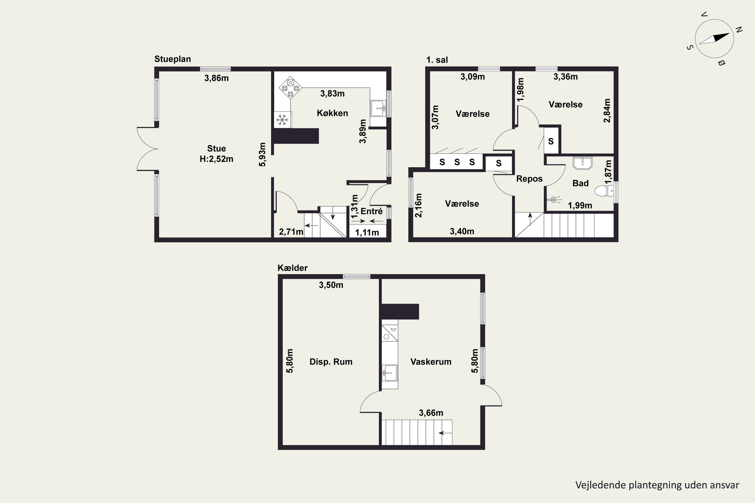 Plantegninger billede af Stengårdsvænge 102, 2800 Kongens Lyngby