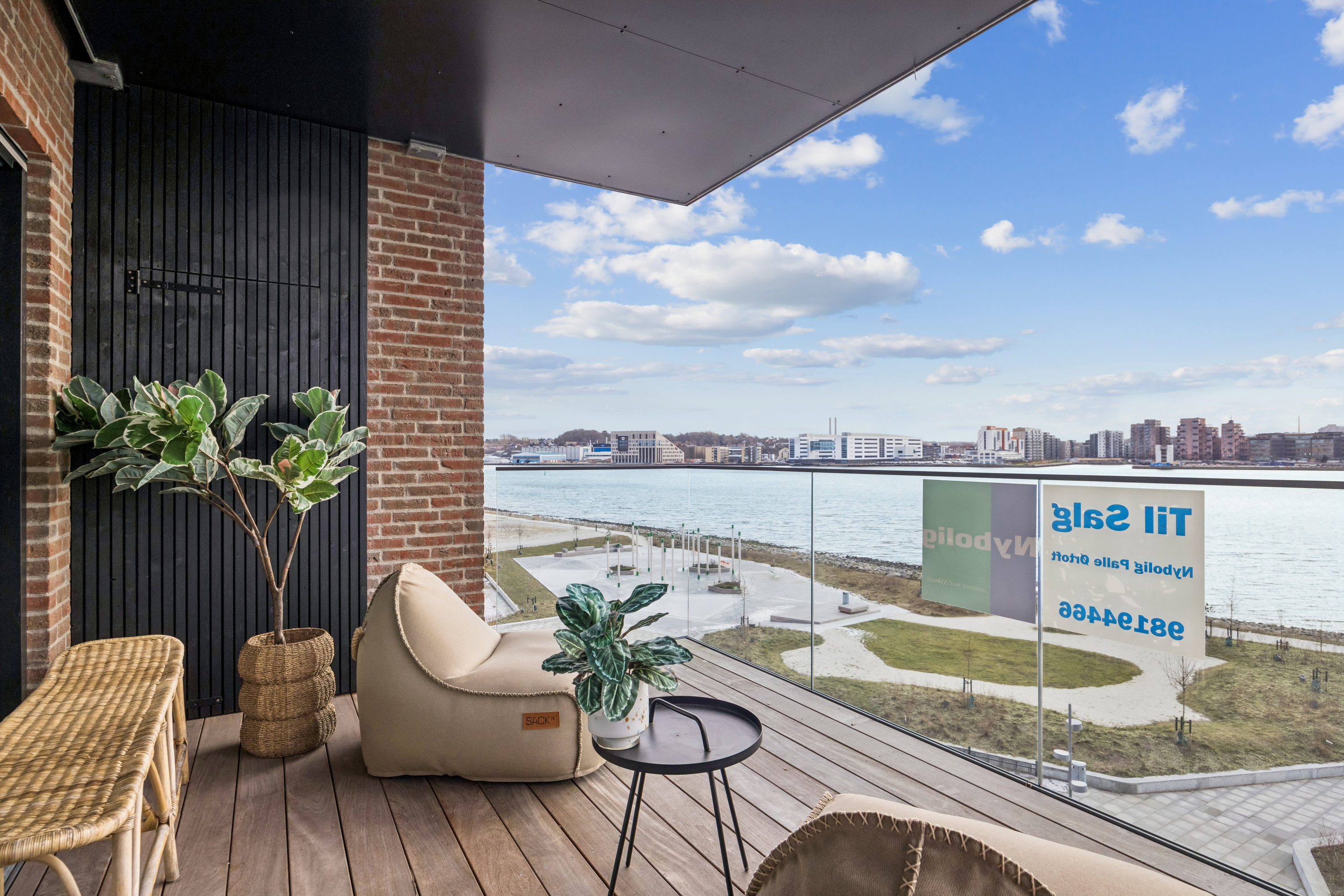 Fremhævet terrasse billede i fuldskærmstilstand. Billede af Stigsborg Brygge 169, 2. 4., 9400 Nørresundby