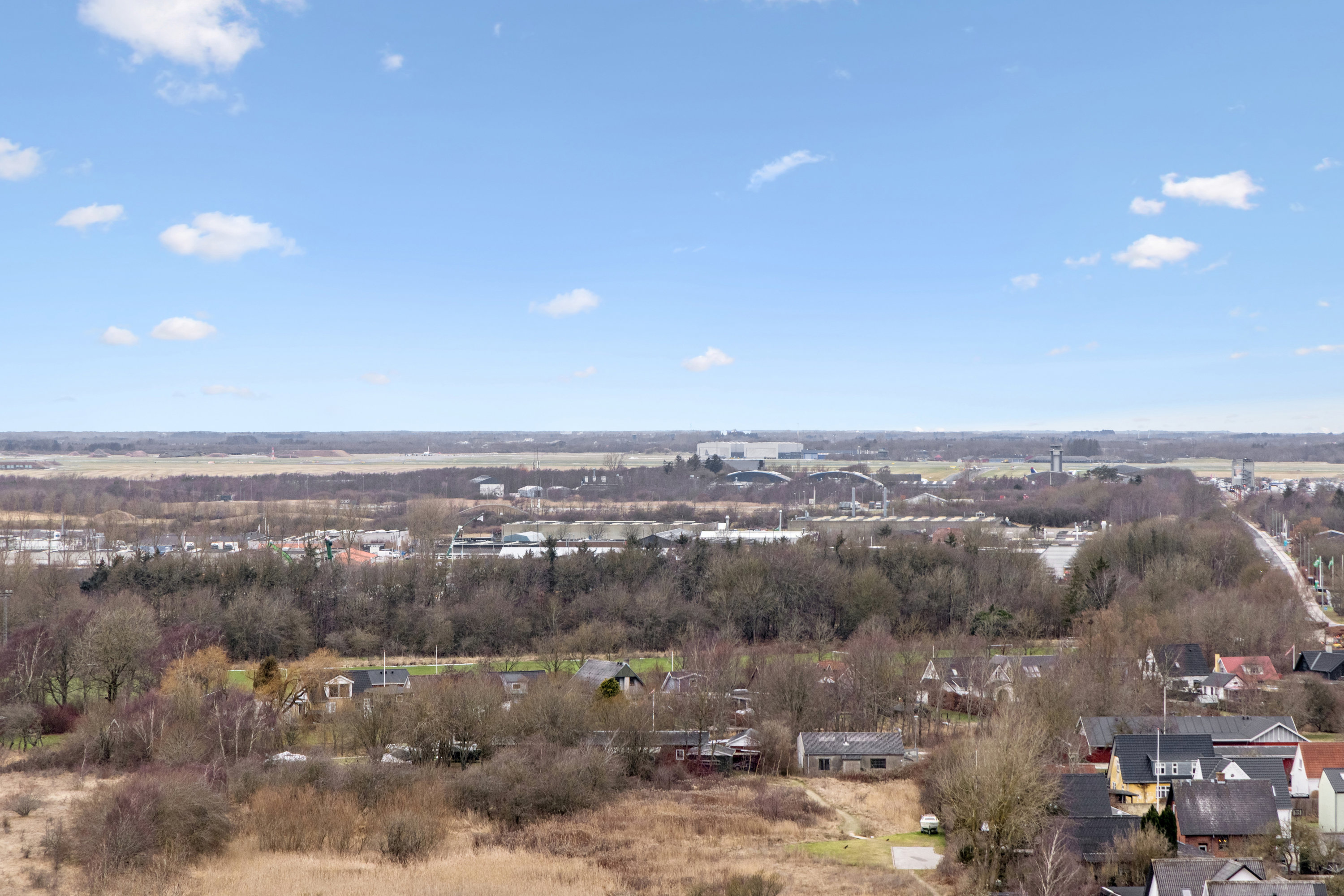 Fremhævet luftfoto billede i fuldskærmstilstand. Billede af Julius Posselts Vej 3A, 14. 4., 9400 Nørresundby