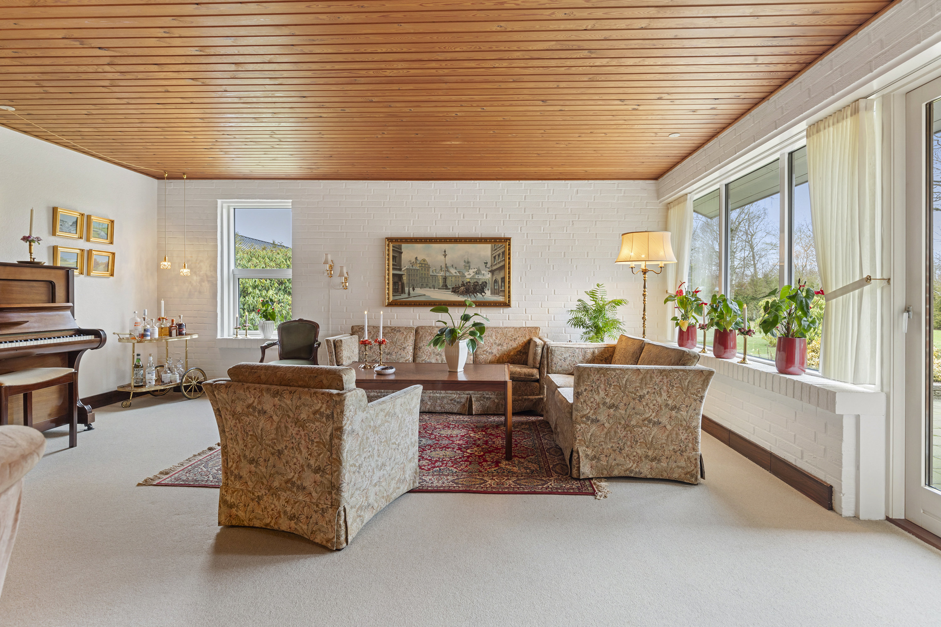 Fremhævet stue billede i fuldskærmstilstand. Billede af Valmuemarken 12, Halvrimmen, 9460 Brovst