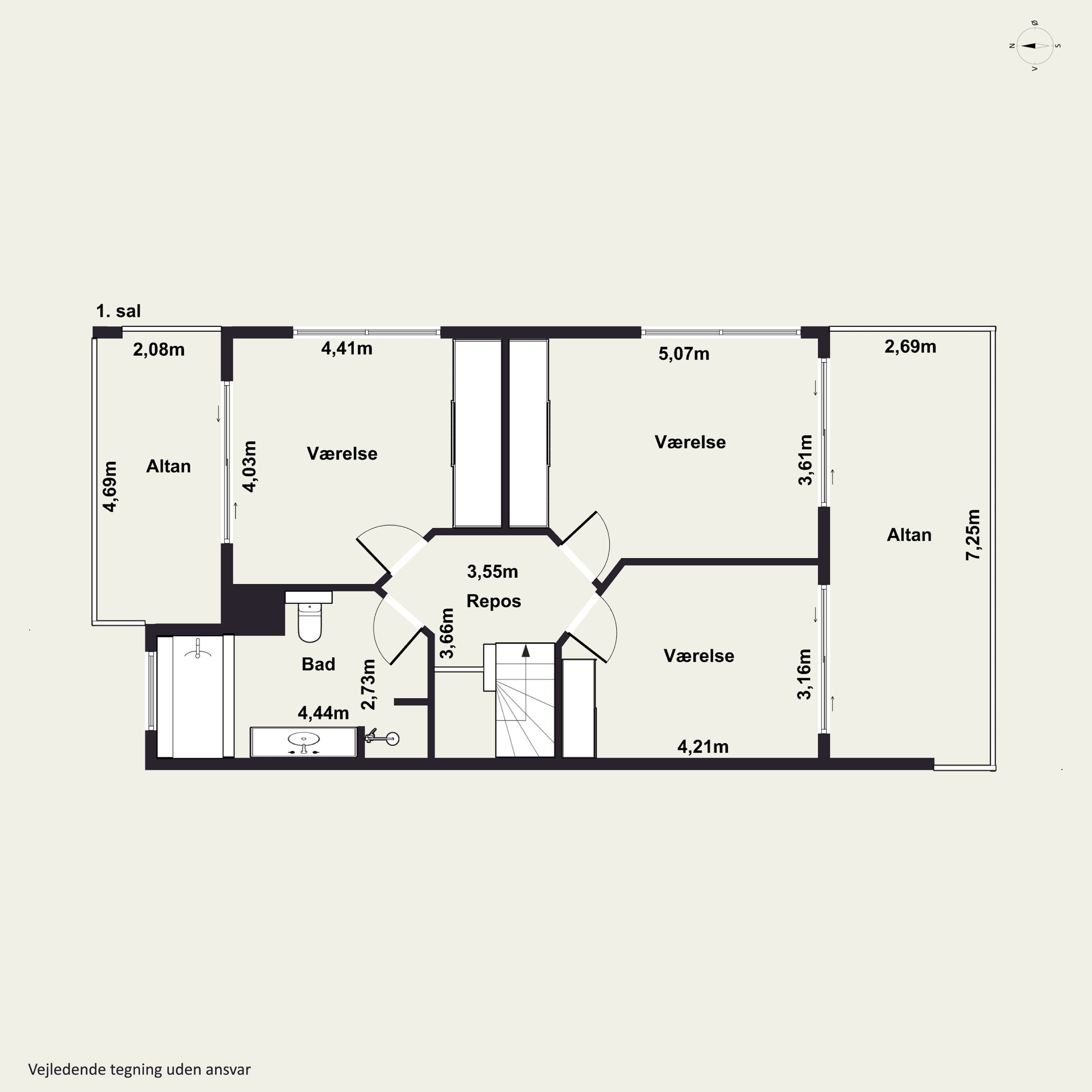 Plantegninger billede af Stisager 88A, 2600 Glostrup