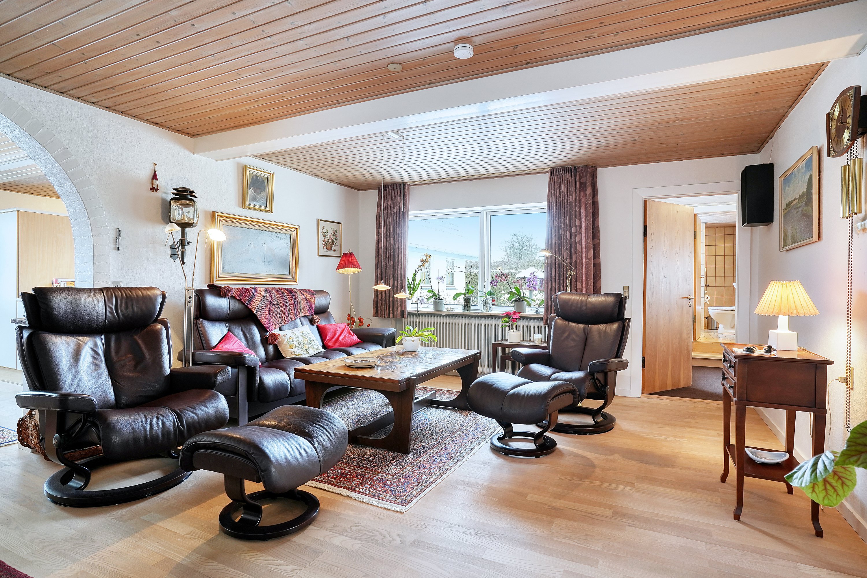 Fremhævet stue billede i fuldskærmstilstand. Billede af Bygaden 80, 4370 Store Merløse