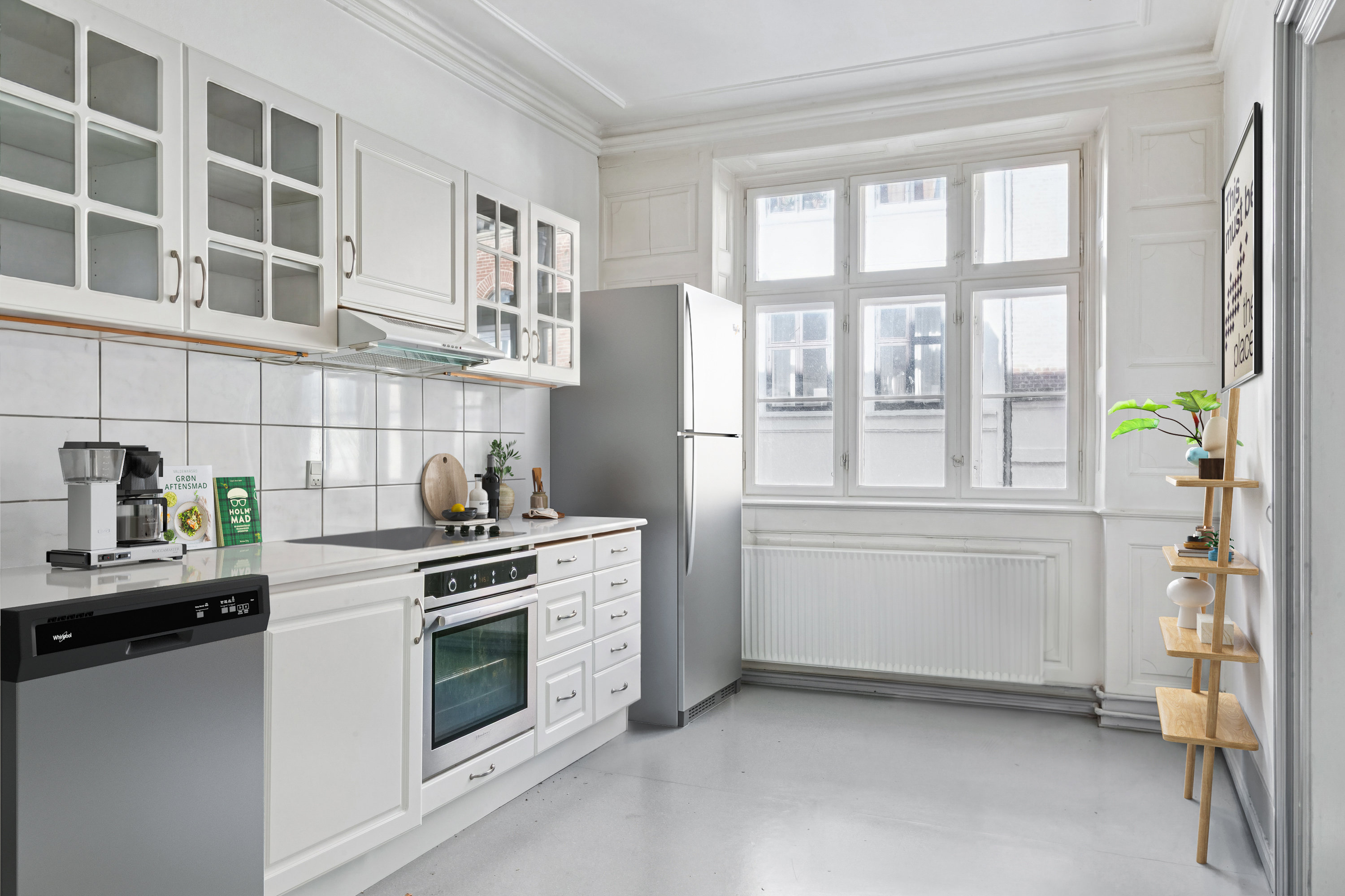 Fremhævet køkken billede i fuldskærmstilstand. Billede af Stengade 48D, 1., 3000 Helsingør