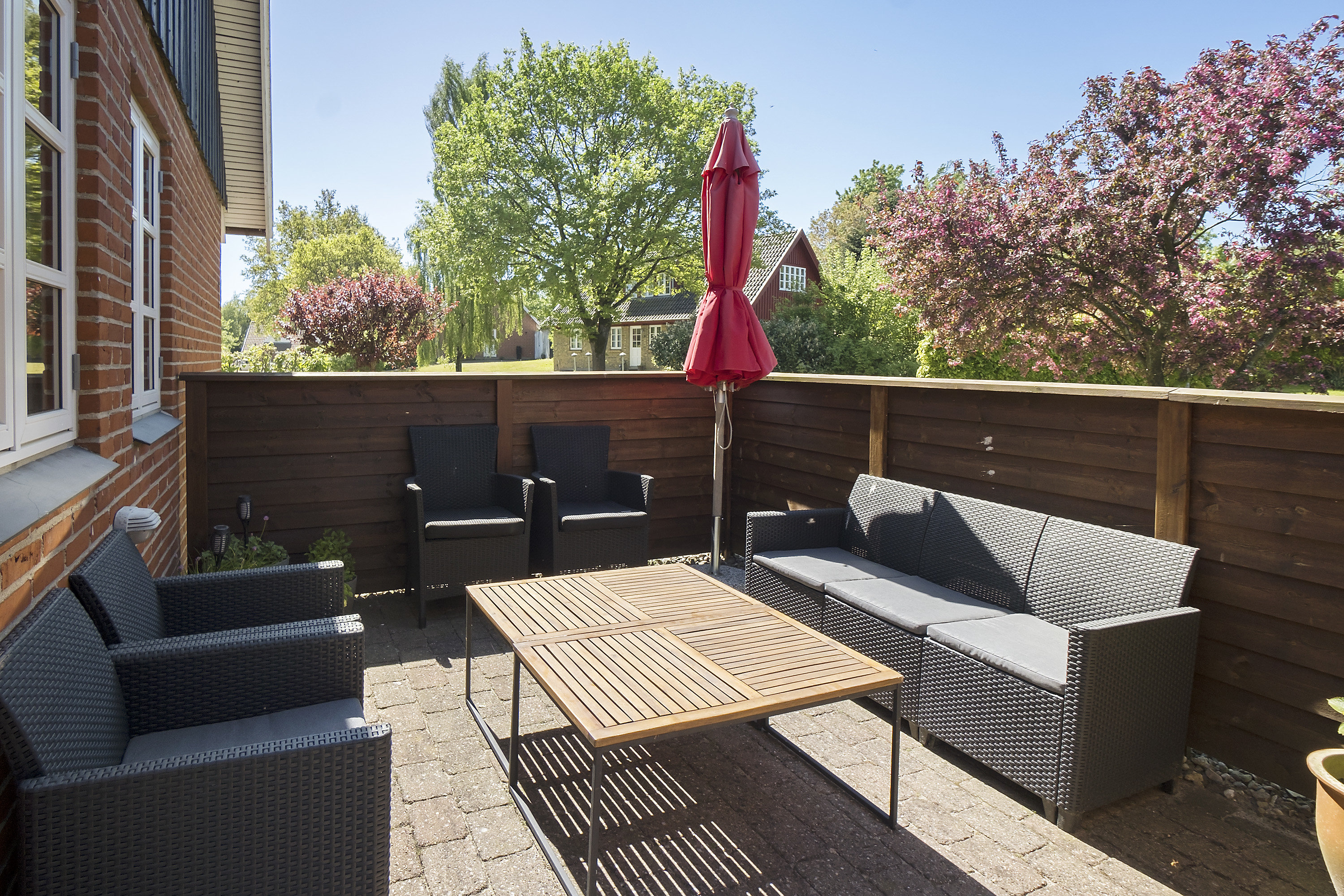 Fremhævet terrasse billede i fuldskærmstilstand. Billede af Vanggårdsvej 7, Andebølle, 5492 Vissenbjerg