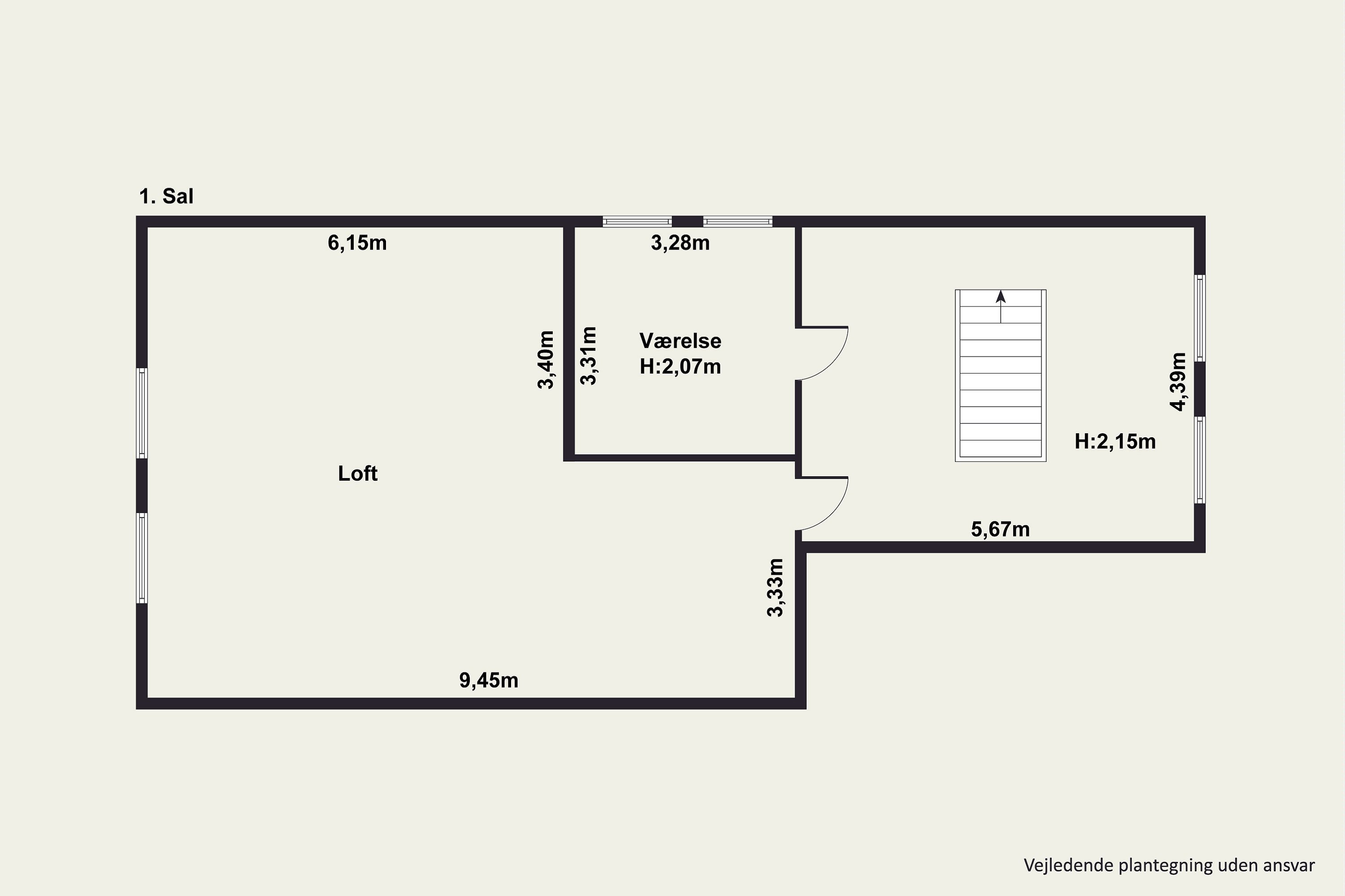 Plantegninger billede af Midtvej 2, Stevning, 6430 Nordborg