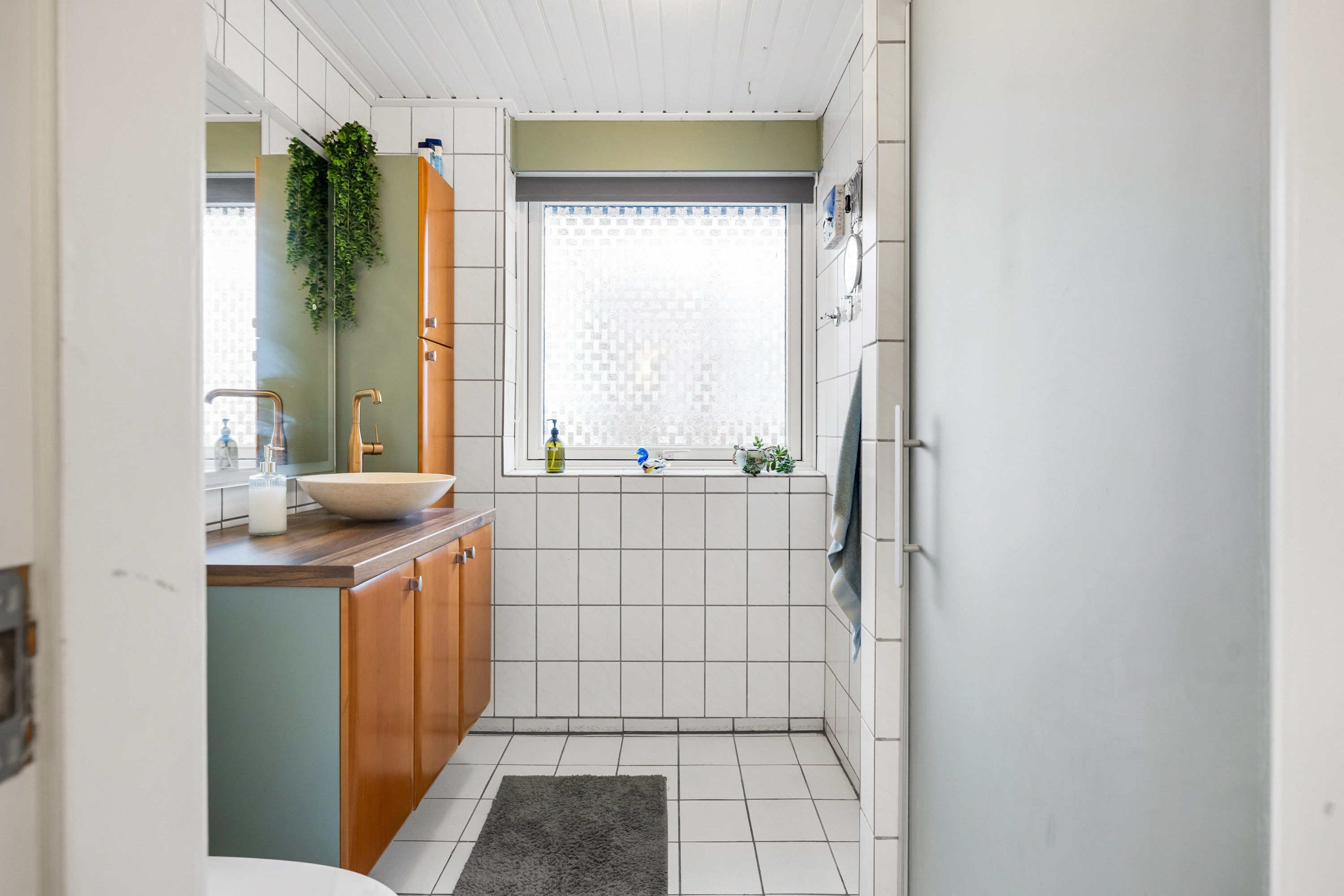 Fremhævet badeværelse billede i fuldskærmstilstand. Billede af Højvangsvej 80, Stavtrup, 8260 Viby J