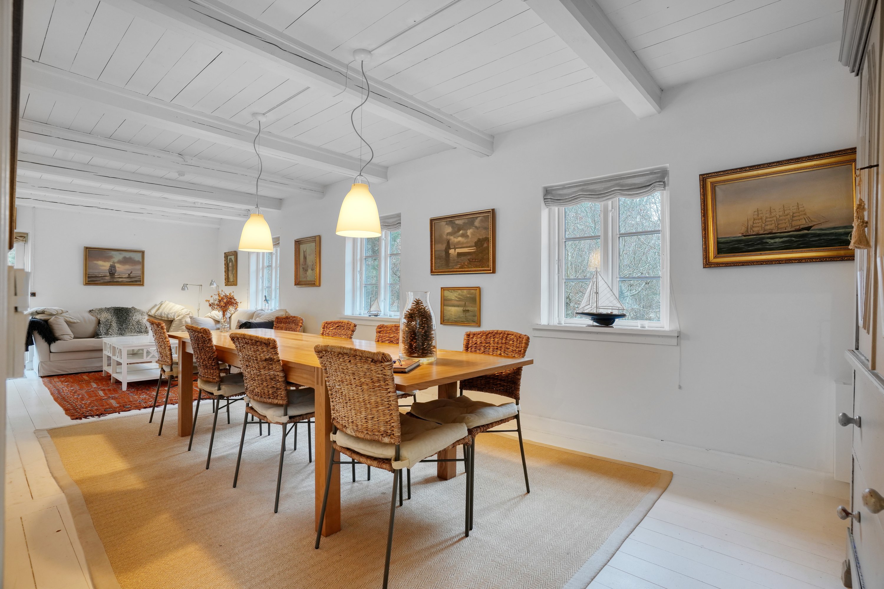 Fremhævet spisestue billede i fuldskærmstilstand. Billede af Hans Nielsensvej 6, Lumsås, 4500 Nykøbing Sj