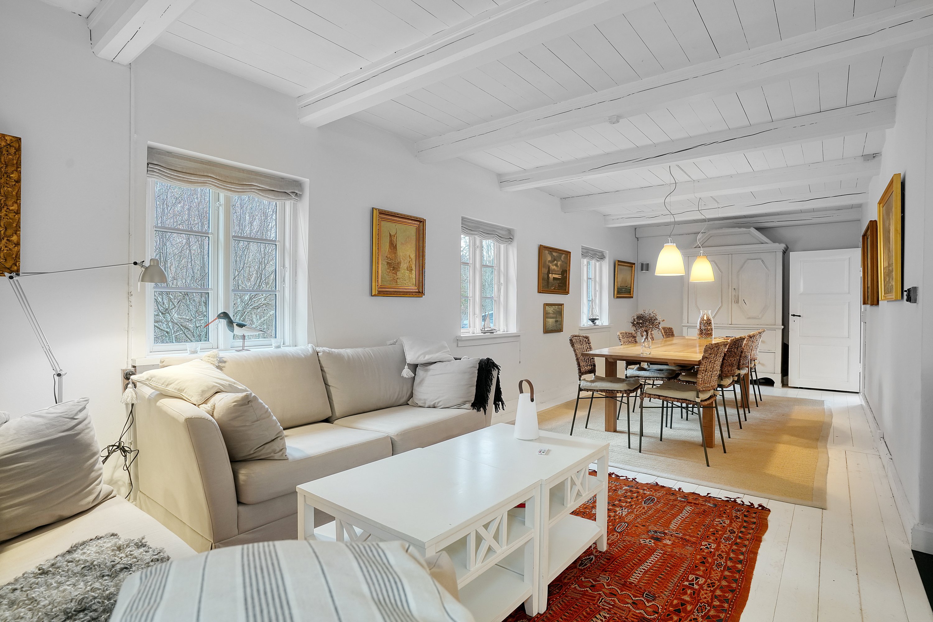 Fremhævet stue billede i fuldskærmstilstand. Billede af Hans Nielsensvej 6, Lumsås, 4500 Nykøbing Sj