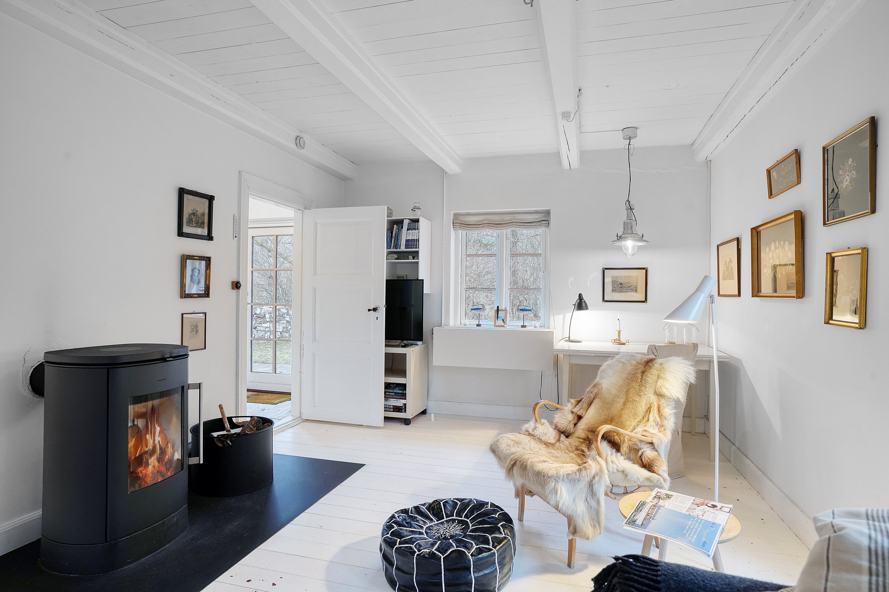 Fremhævet stue billede i fuldskærmstilstand. Billede af Hans Nielsensvej 6, Lumsås, 4500 Nykøbing Sj